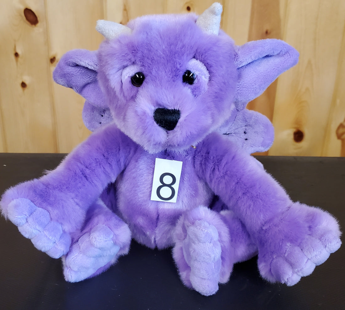 Portcullus - 8" Lavender Gargoyle Non-Jointers Charlie Bears' Bearhouse