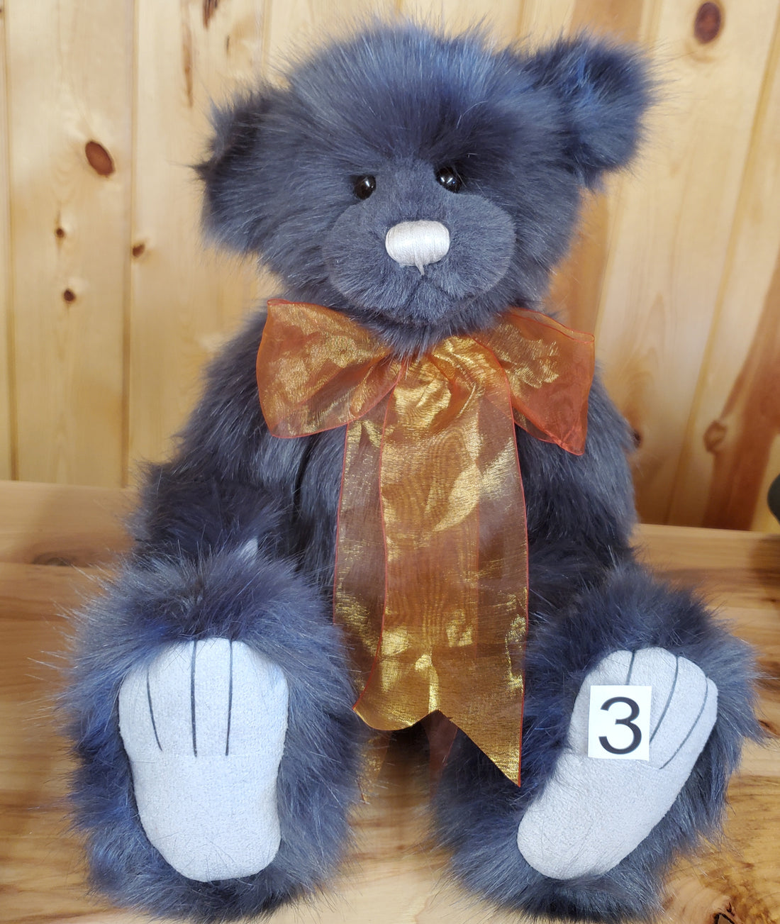 Armstrong - 17" Deep Blue Plush by Charlie Bears