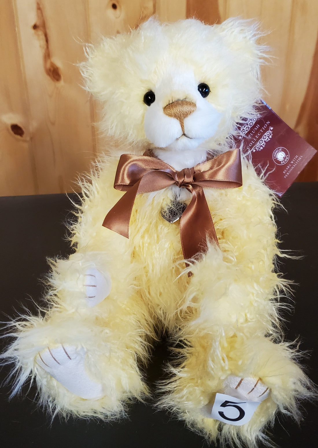 Banoffee Pie - 12.5" Yellow Plush by Charlie Bears