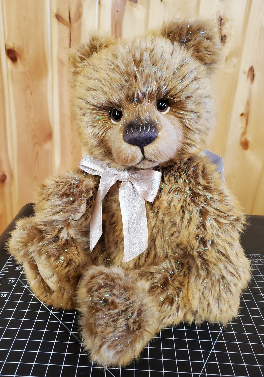 Moondust - 14.5" Brown Bear with Sparkly Fur by Charlie Bears