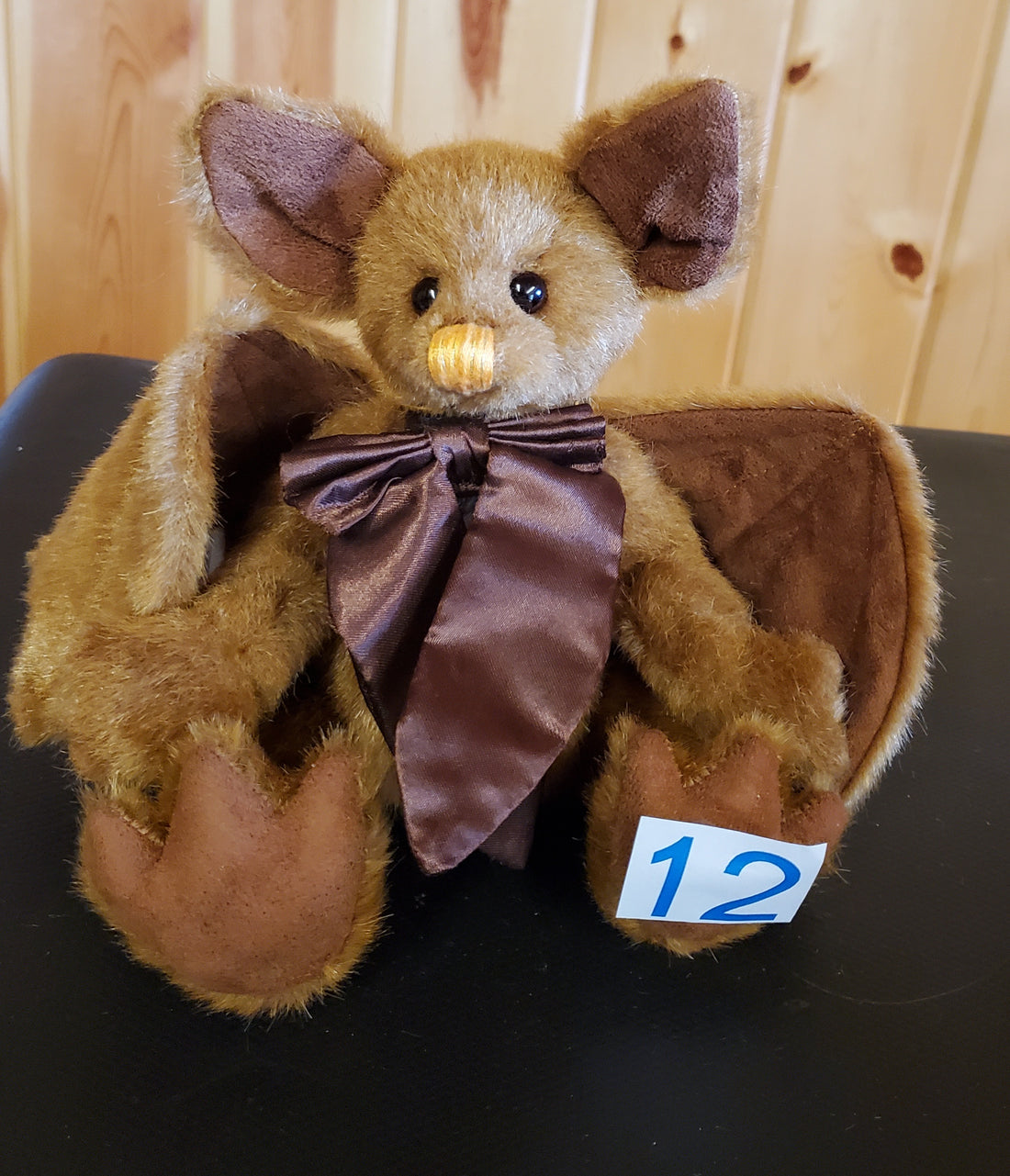 Pippy Strell - 9" Brown, Gothic Bat by Charlie Bears