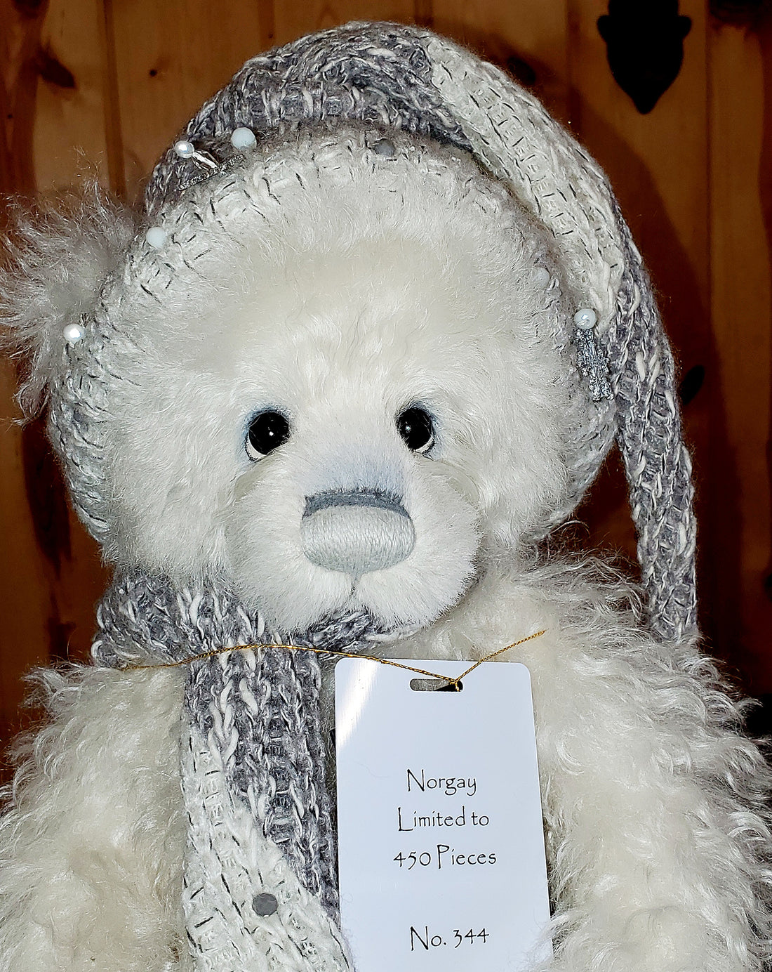 Norgay - 15.5" White Mohair by Charlie Bears' Isabelle Collection - 450 Pieces Made!