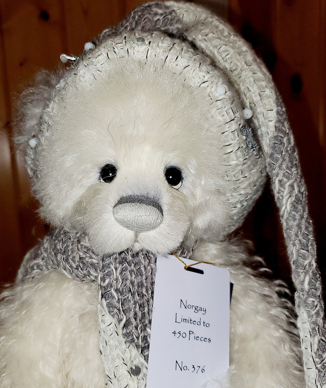 Norgay - 15.5" White Mohair by Charlie Bears' Isabelle Collection - 450 Pieces Made!