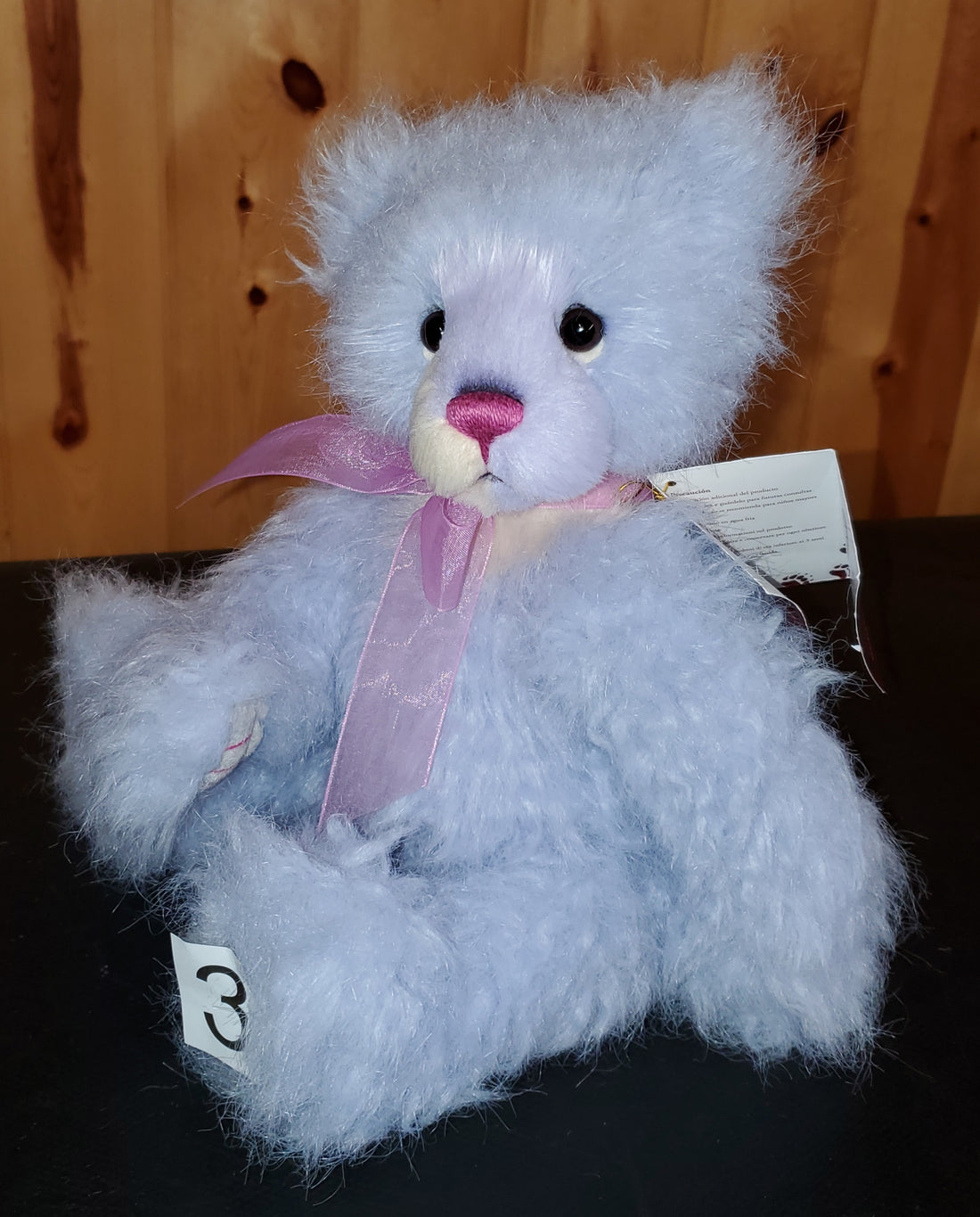 Natalia - 13.5" Pale Lavender Woolly-Feel Plush by Charlie Bears