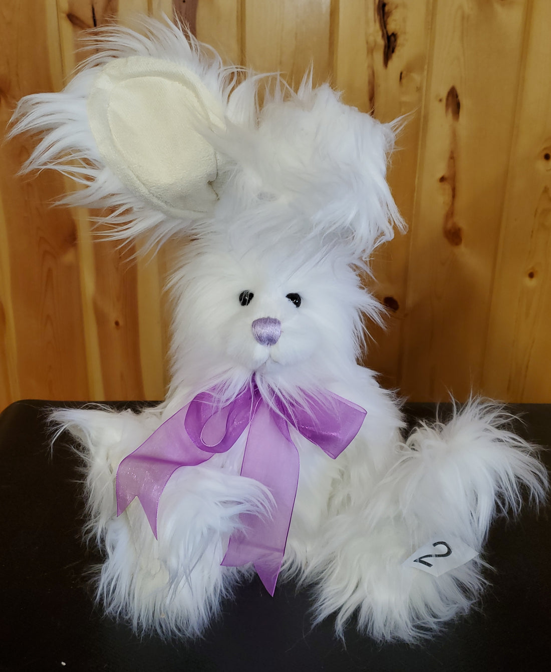 Charlie Classic Rabbit Nikini - 15' White Bunny Rabbit w/Bendable Ears - by Charlie Bears ...