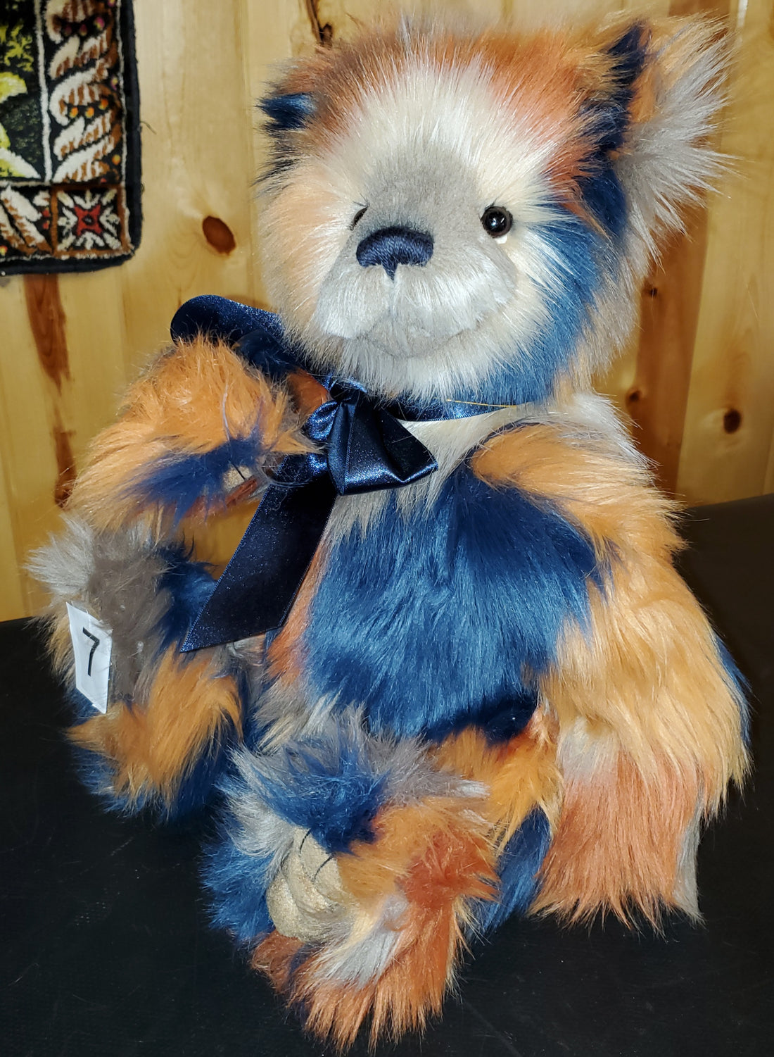 Wilkinson - 17.5" Sturdy Blue and Rust Plush by Charlie Bears