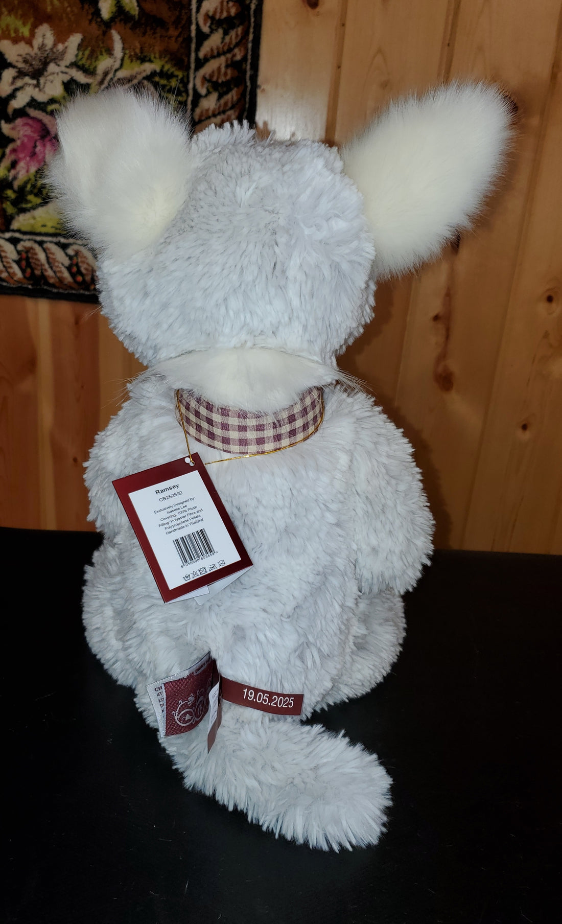 Ramsey - 18" Jointed Pale Grey Goat - by Charlie Bears