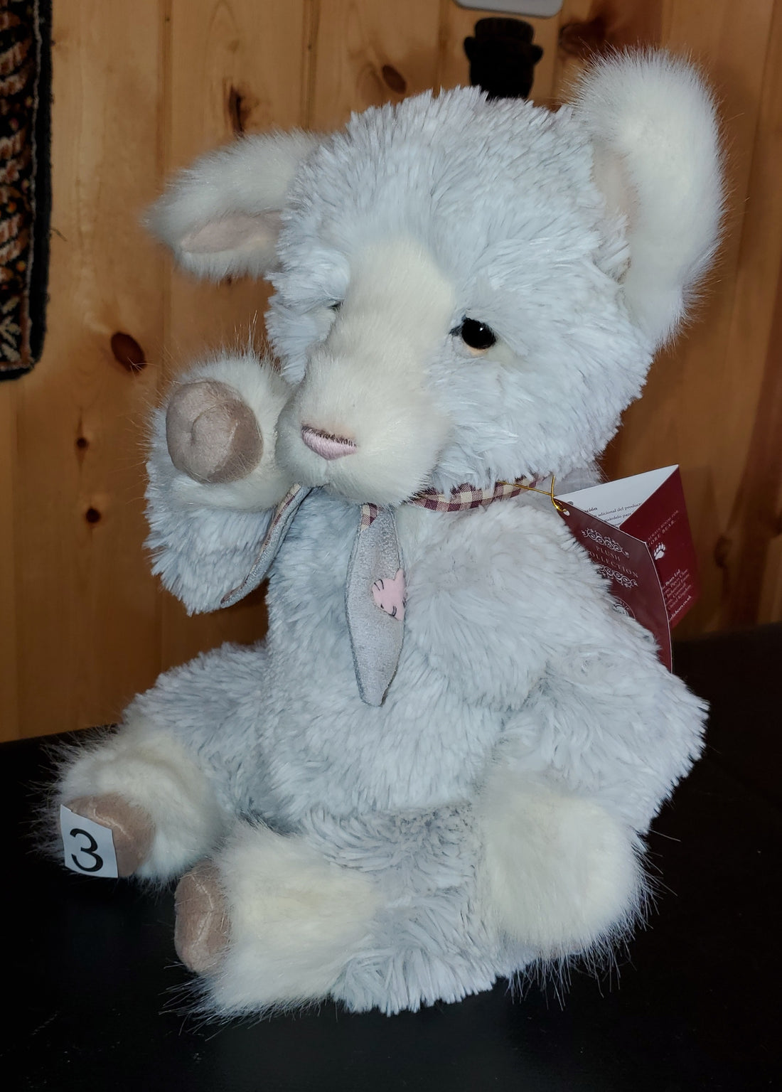 Ramsey - 18" Jointed Pale Grey Goat - by Charlie Bears