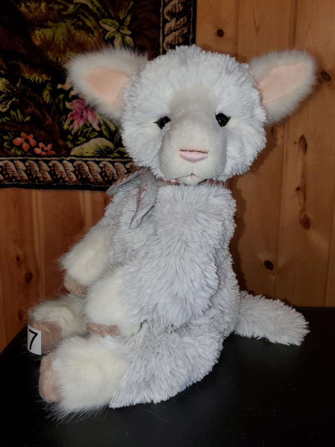 Ramsey - 18" Jointed Pale Grey Goat - by Charlie Bears
