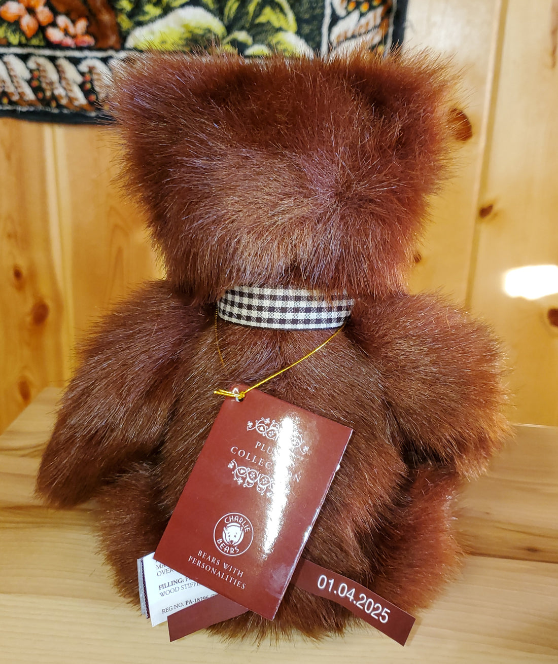Thompson - 12" Brown Plush Cuddle Time Exclusive by Charlie Bears