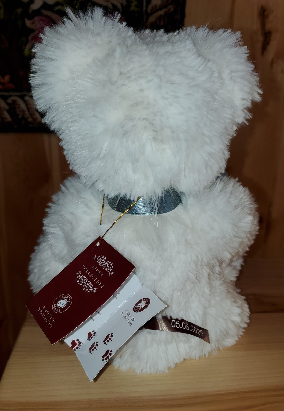 Maja - 13.5" Fluffy, White Plush by Charlie Bears