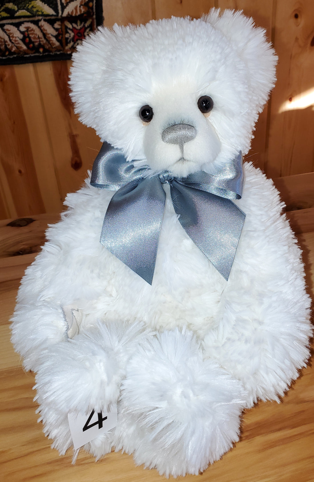Maja - 13.5" Fluffy, White Plush by Charlie Bears