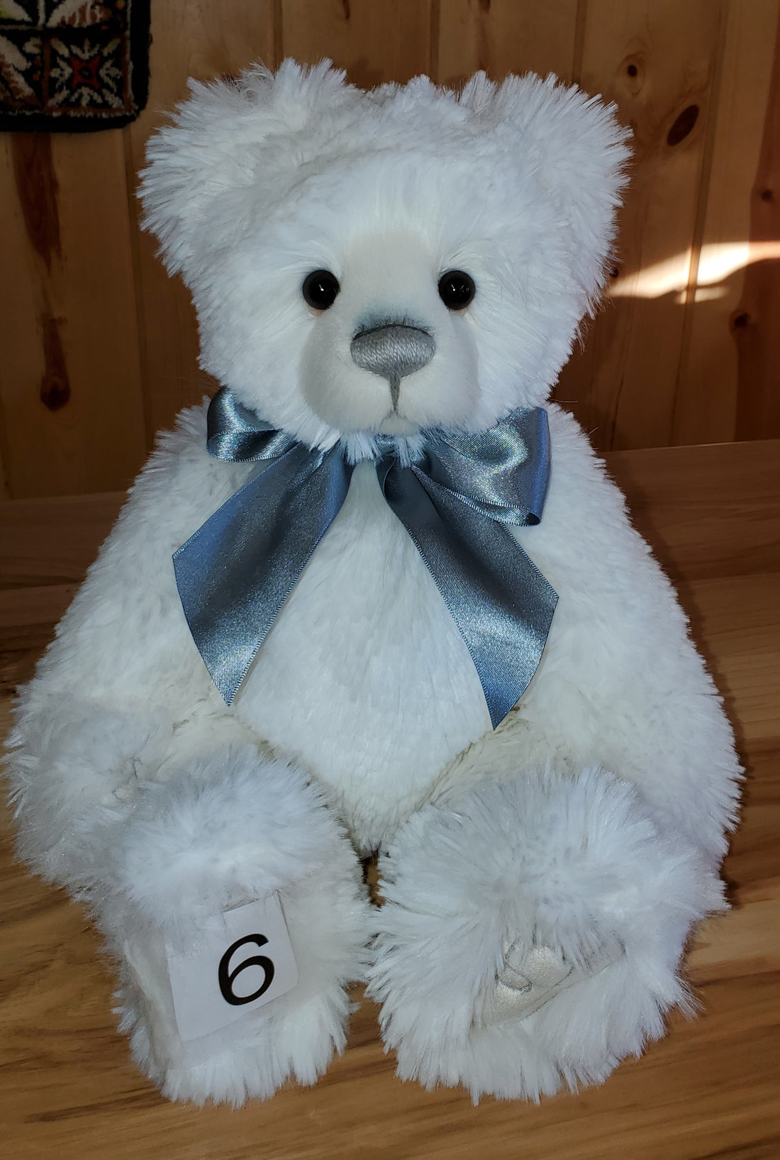 Maja - 13.5" Fluffy, White Plush by Charlie Bears