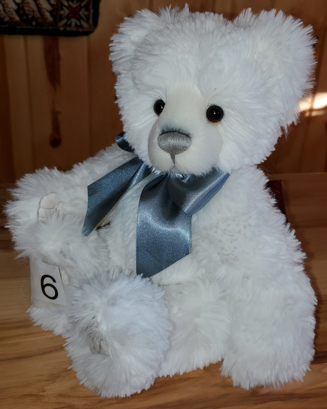 Maja - 13.5" Fluffy, White Plush by Charlie Bears
