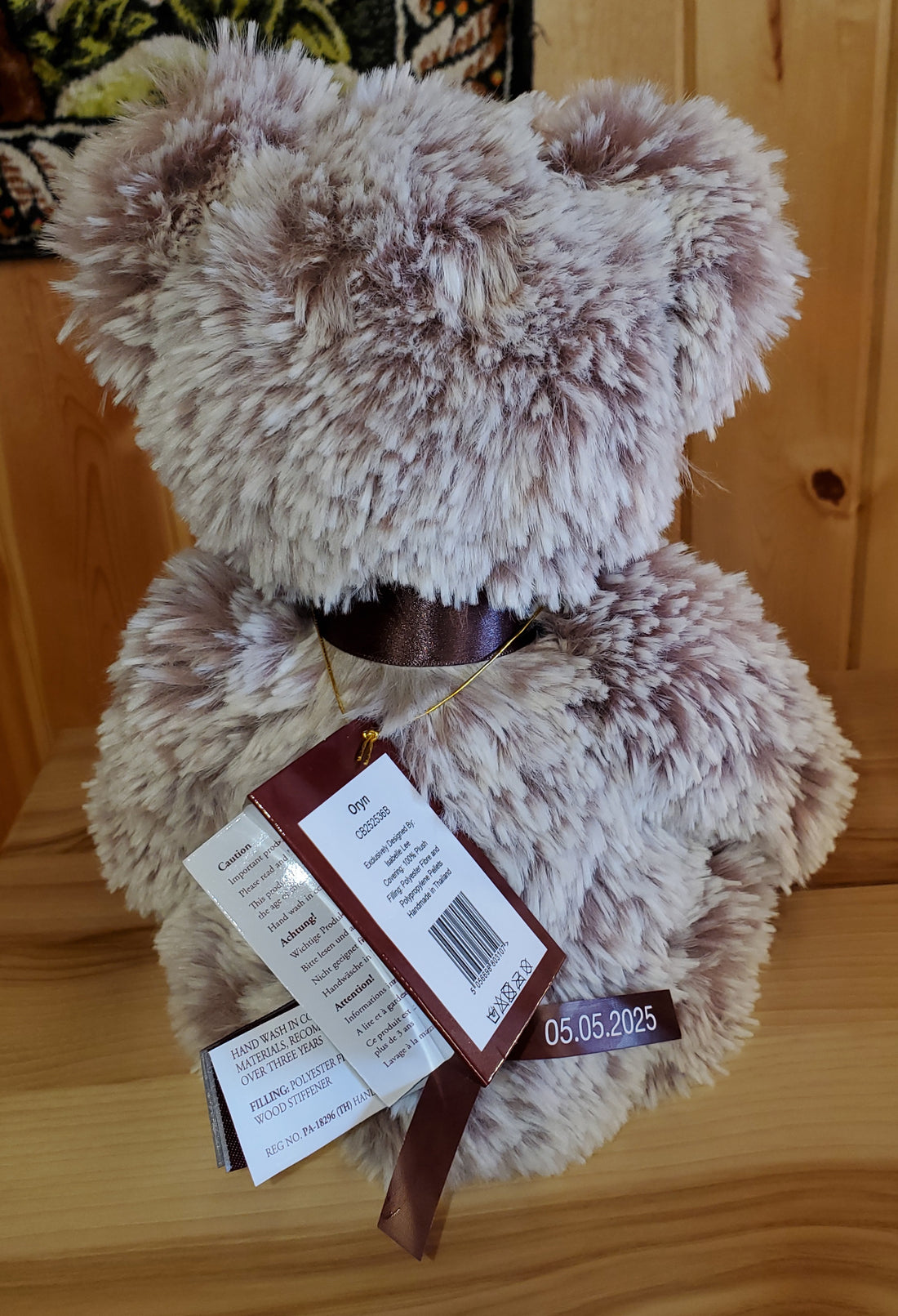 Oryn - 13.5" Fluffy Cream-Tipped Brown Plush by Charlie Bears