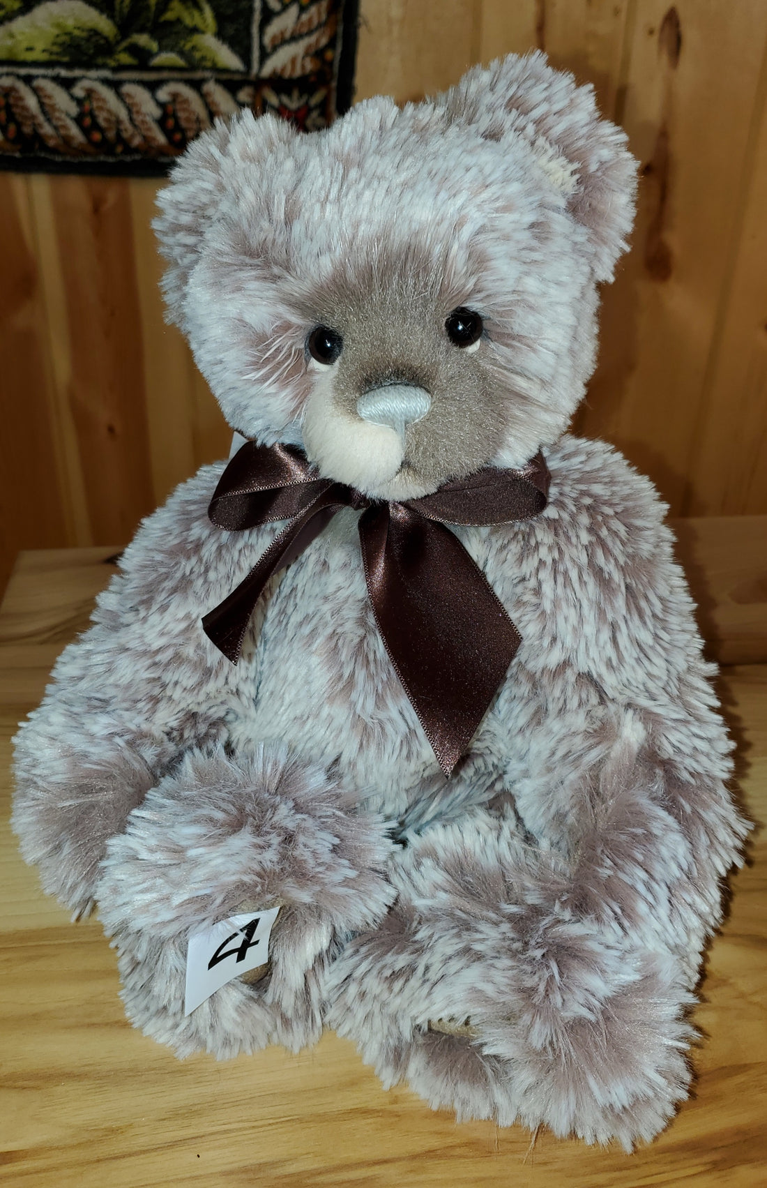 Oryn - 13.5" Fluffy Cream-Tipped Brown Plush by Charlie Bears