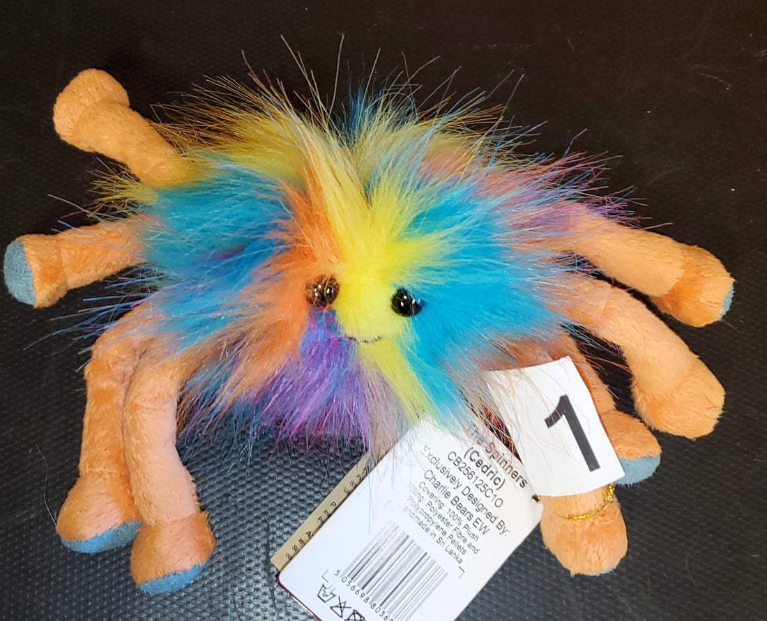 Cedric - 4" Baby Spider from Charlie Bears' The Spinners