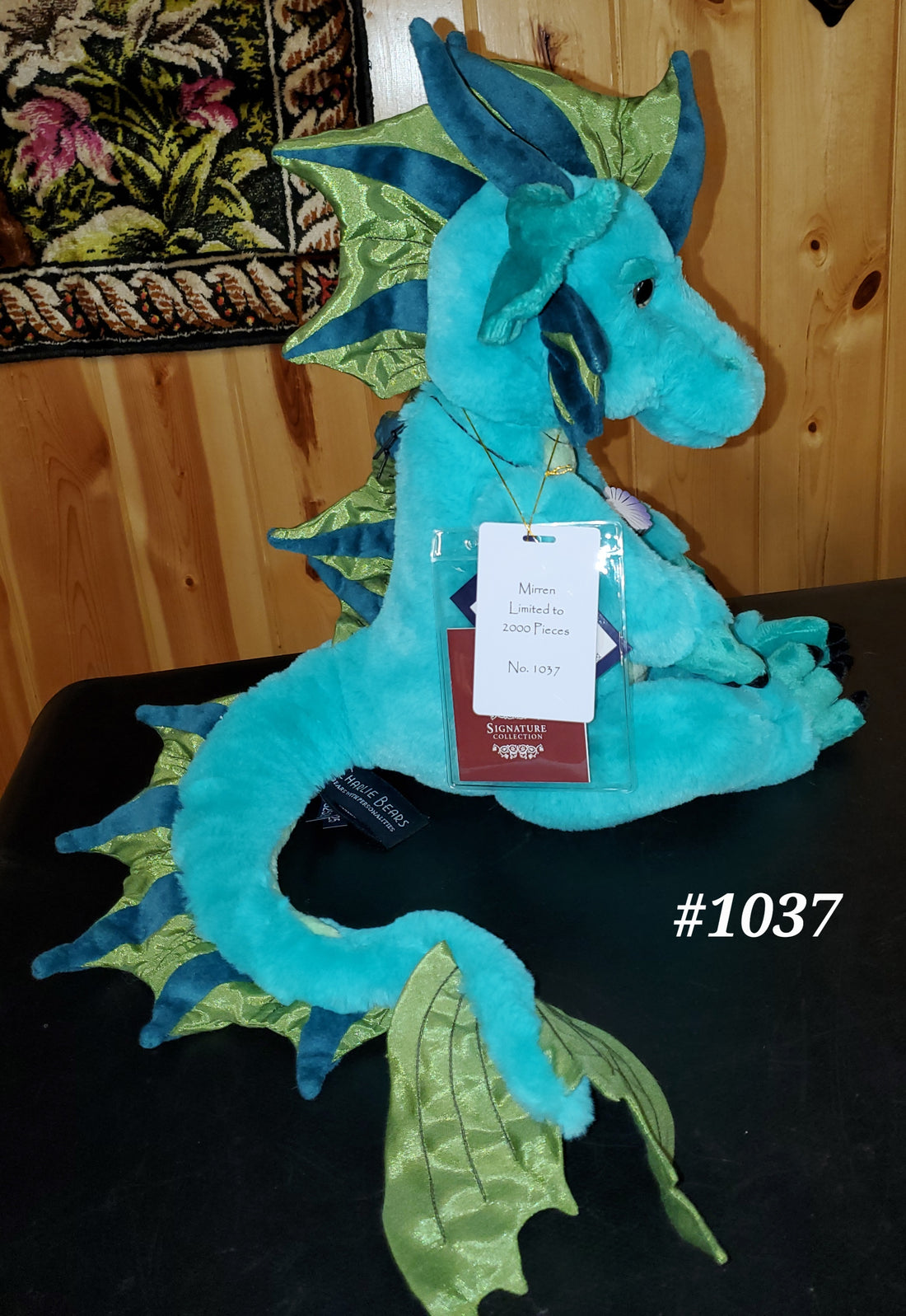 Mirren - 17" Water Dragon - from Charlie Bears Signature Collection