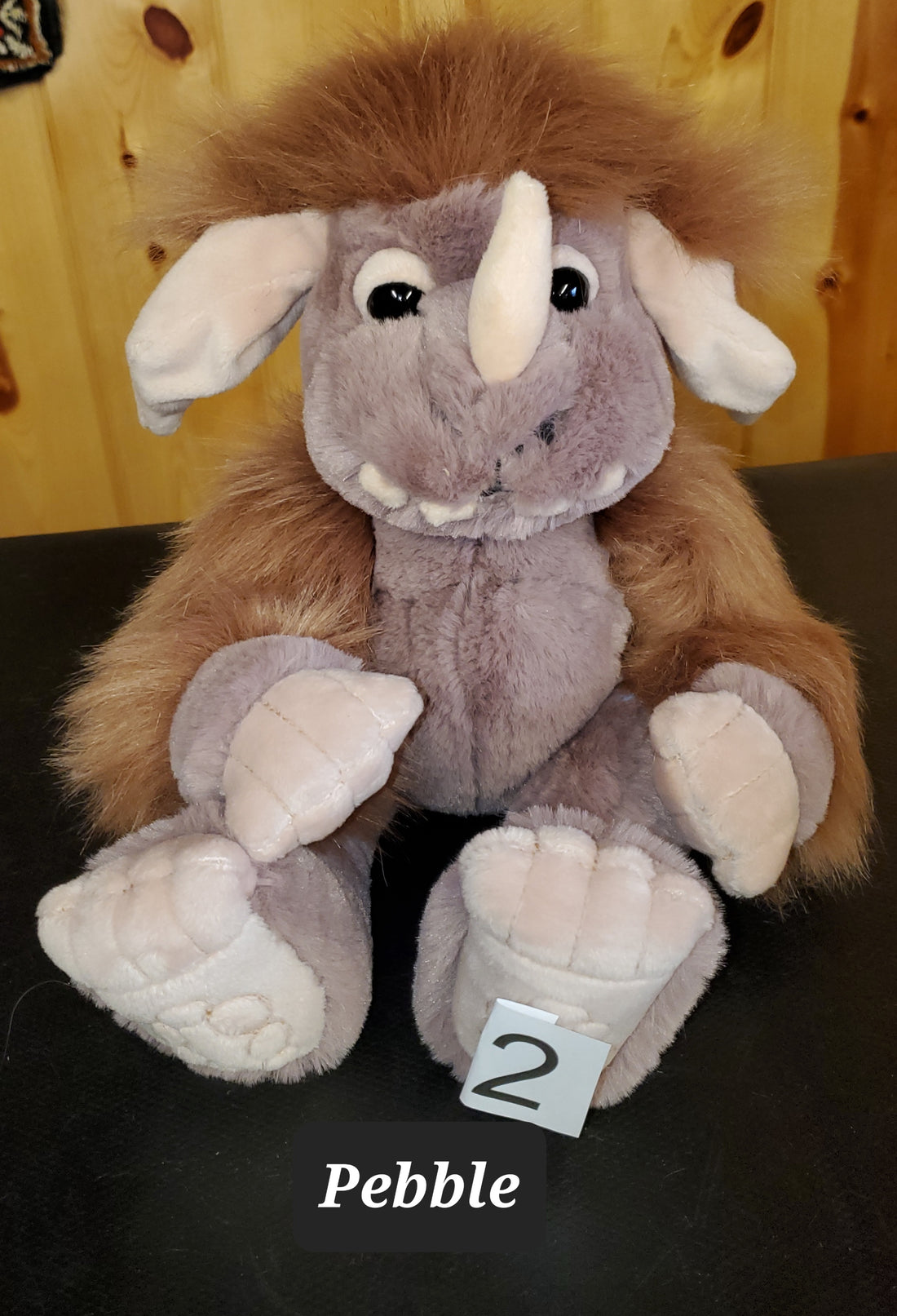 Pebble - 8"Soft Huggable Ogre by Charlie Bears Ogres and Giants  - Safe for 18 months and up!