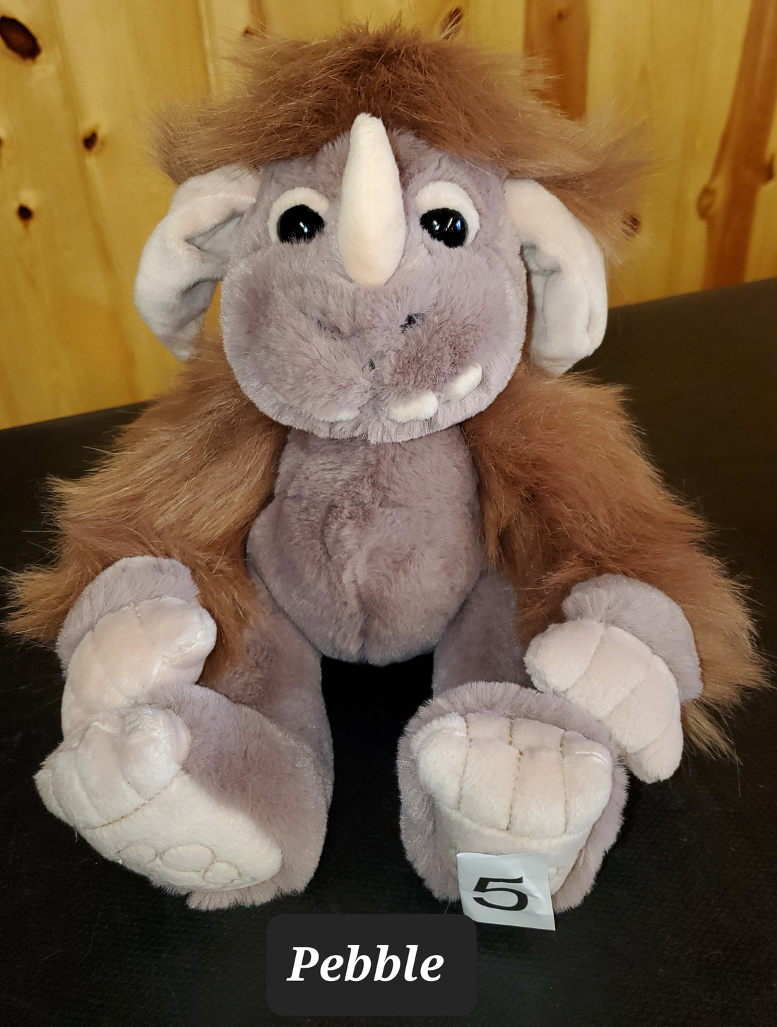 Pebble - 8"Soft Huggable Ogre by Charlie Bears Ogres and Giants  - Safe for 18 months and up!