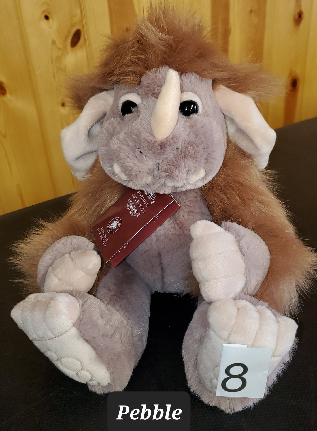 Pebble - 8"Soft Huggable Ogre by Charlie Bears Ogres and Giants  - Safe for 18 months and up!