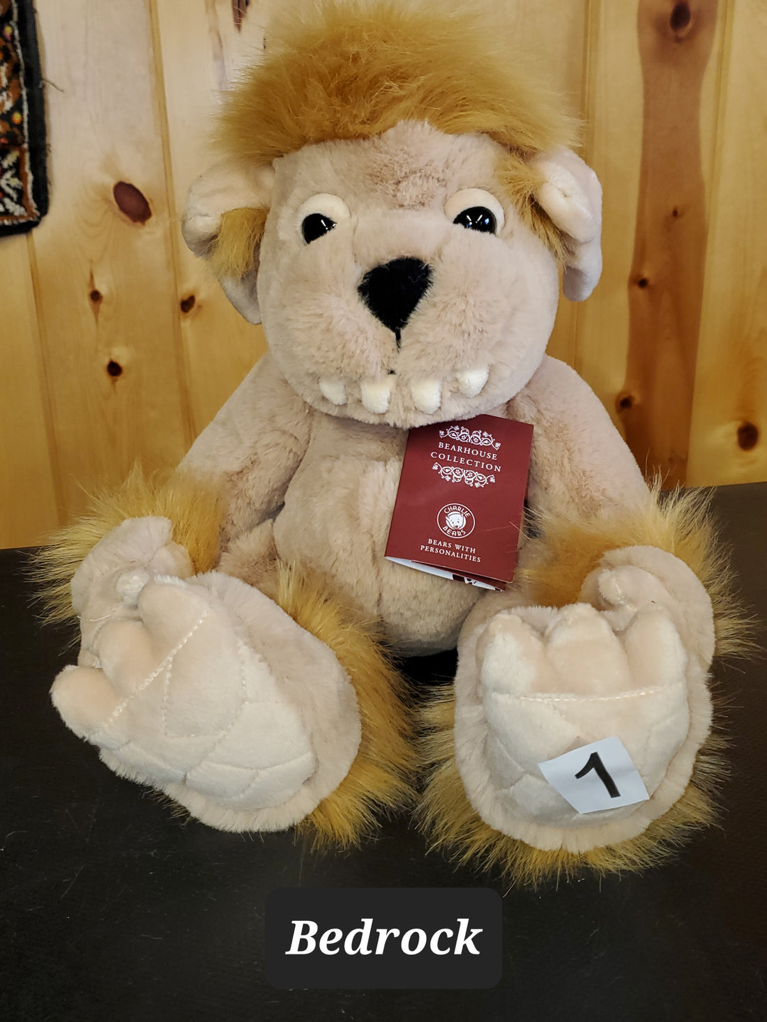 Bedrock - 11" Soft Huggable Ogre by Charlie Bears Ogres and Giants  - Safe for 18 months and up!