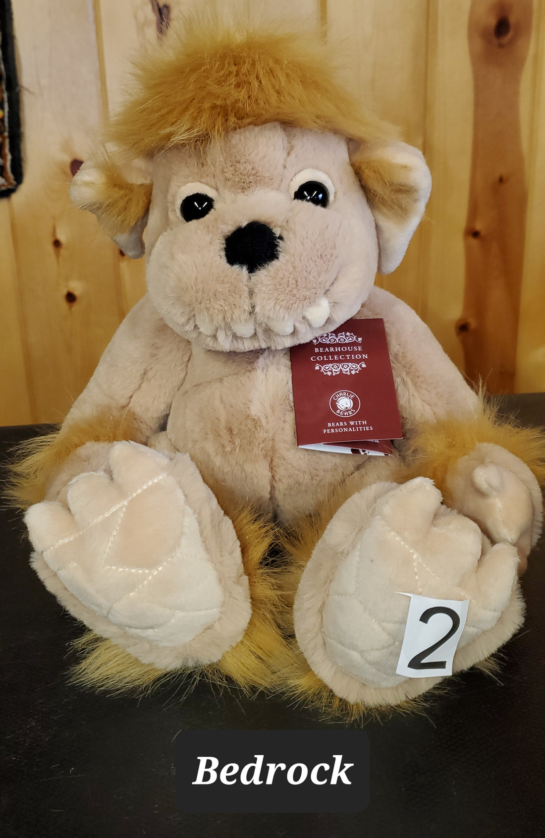 Bedrock - 11" Soft Huggable Ogre by Charlie Bears Ogres and Giants  - Safe for 18 months and up!