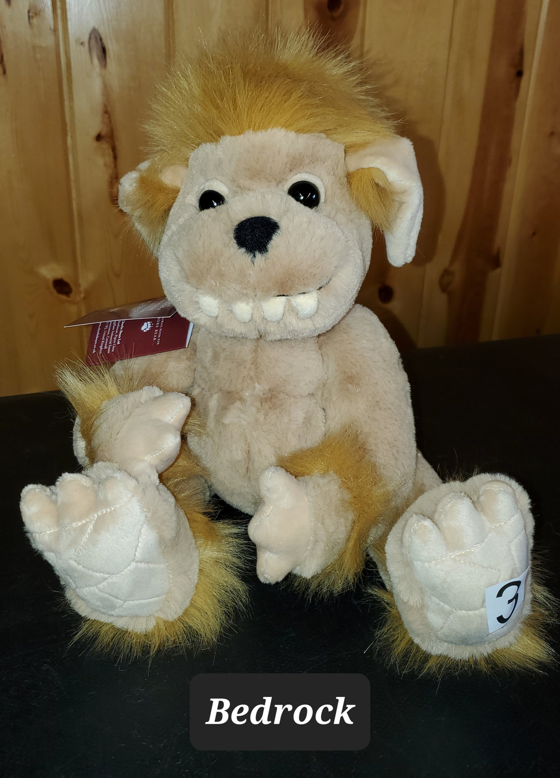 Bedrock - 11" Soft Huggable Ogre by Charlie Bears Ogres and Giants  - Safe for 18 months and up!