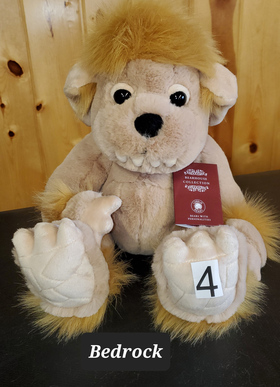 Bedrock - 11" Soft Huggable Ogre by Charlie Bears Ogres and Giants  - Safe for 18 months and up!