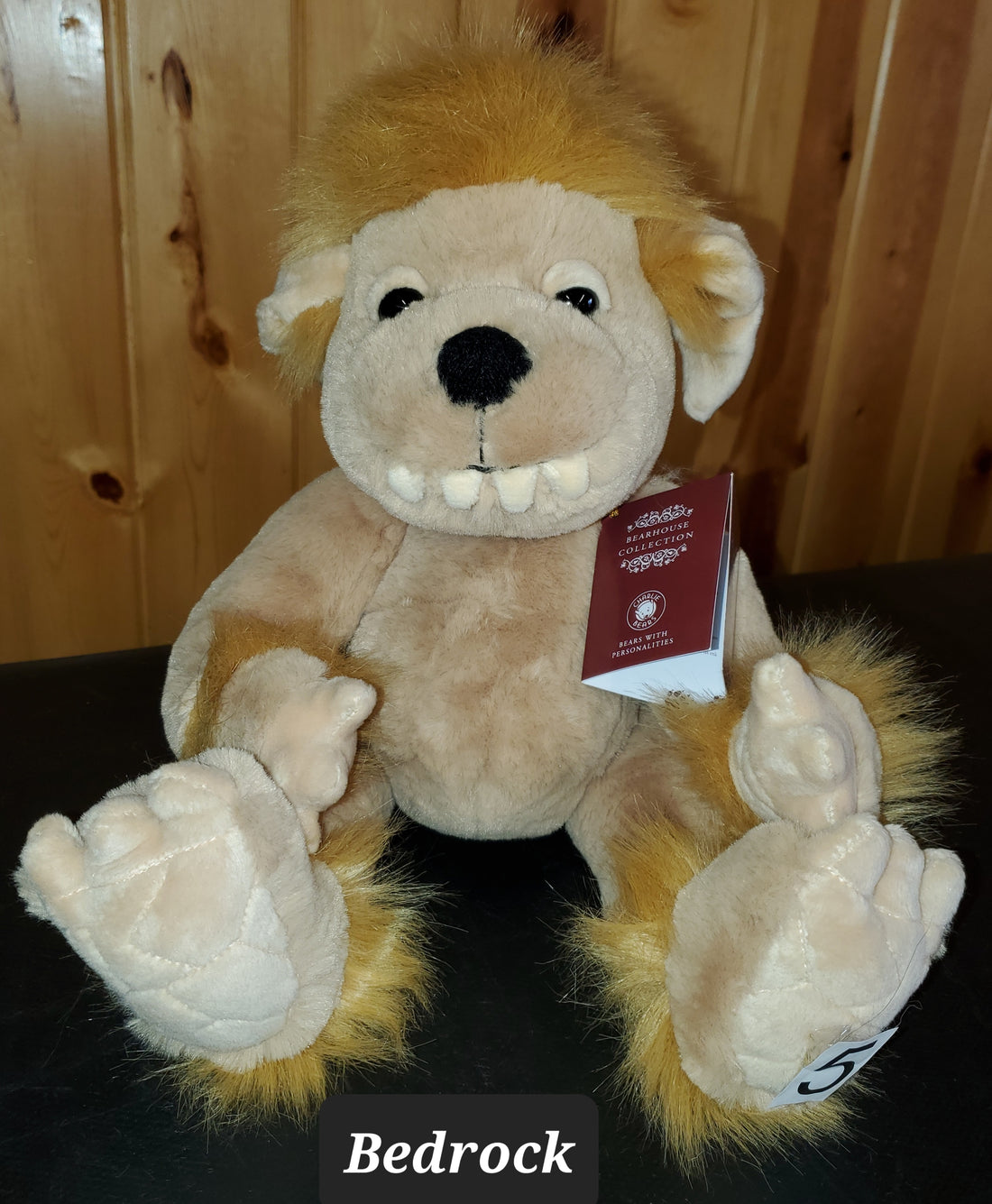 Bedrock - 11" Soft Huggable Ogre by Charlie Bears Ogres and Giants  - Safe for 18 months and up!