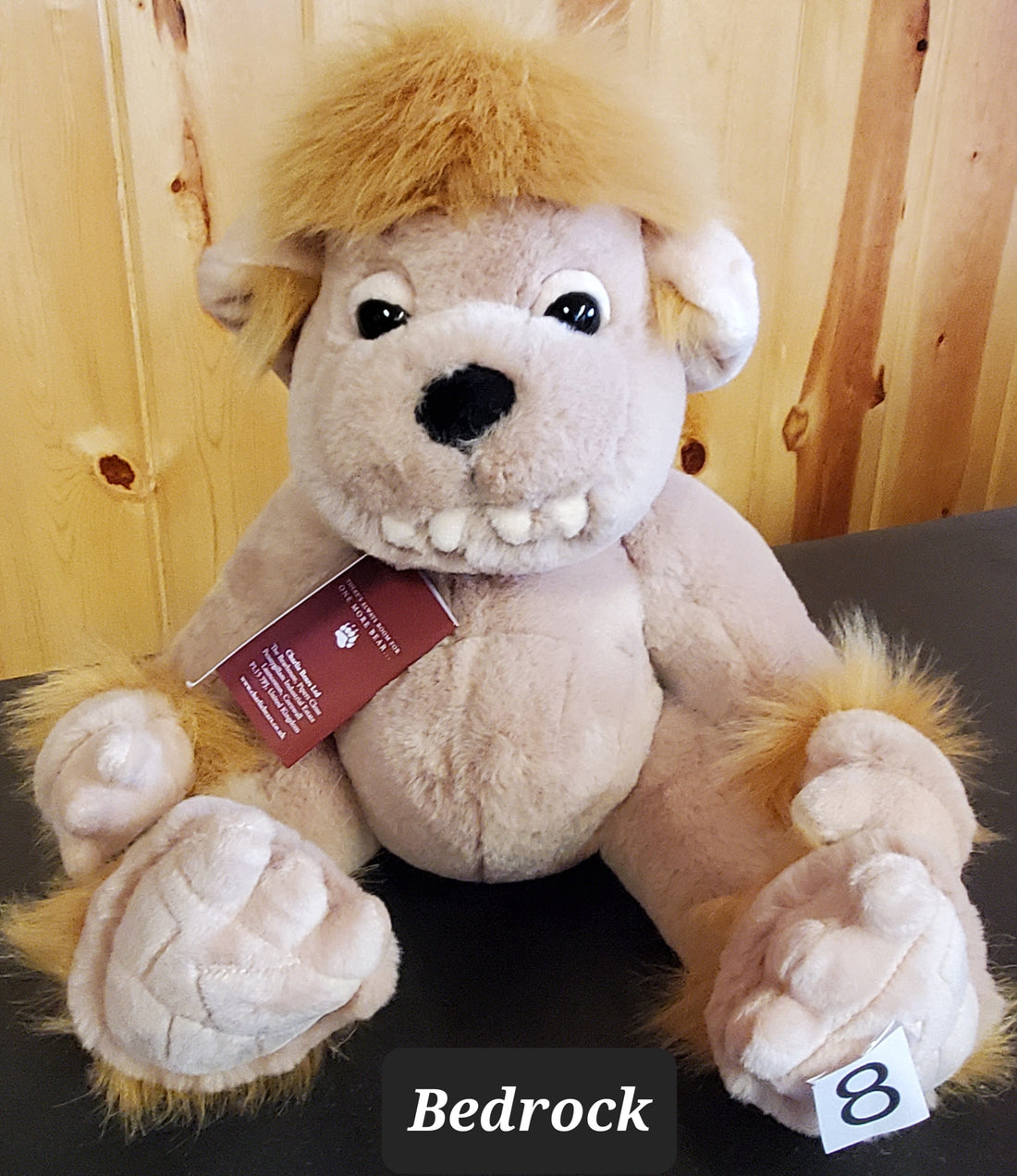 Bedrock - 11" Soft Huggable Ogre by Charlie Bears Ogres and Giants  - Safe for 18 months and up!