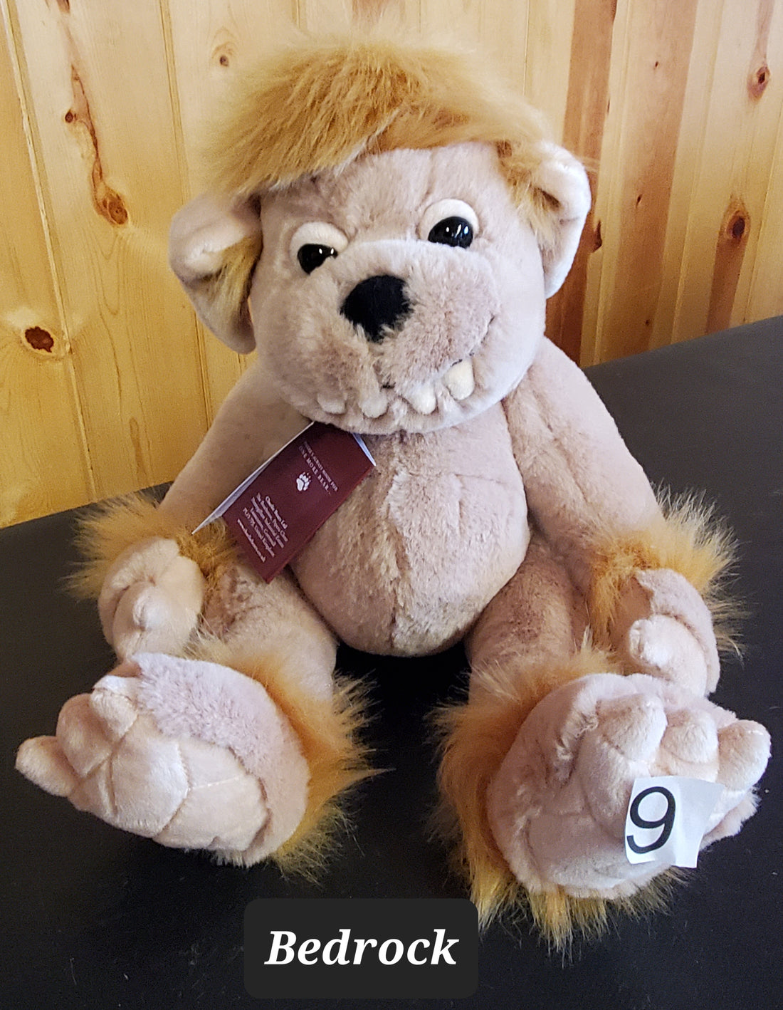 Bedrock - 11" Soft Huggable Ogre by Charlie Bears Ogres and Giants  - Safe for 18 months and up!