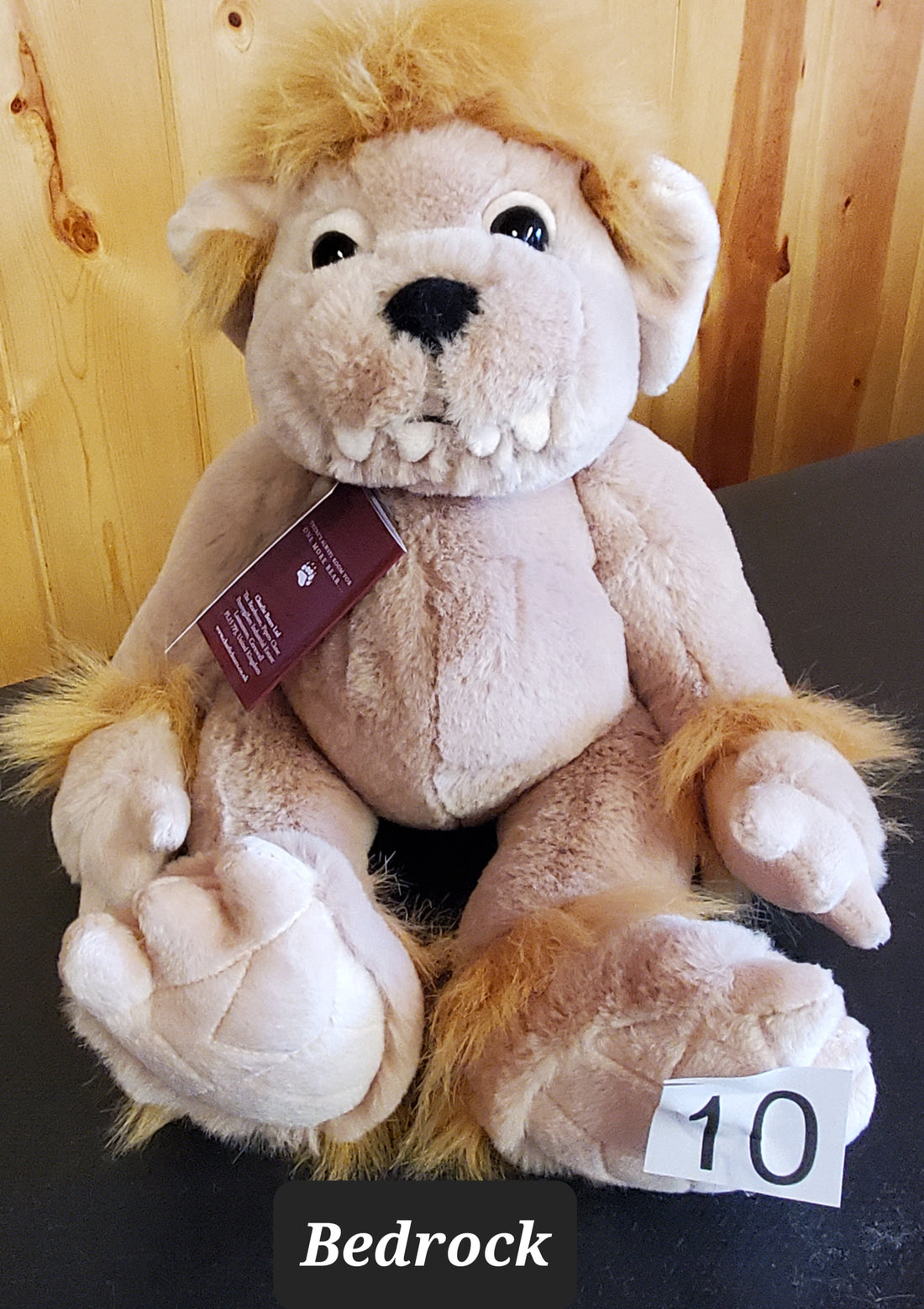 Bedrock - 11" Soft Huggable Ogre by Charlie Bears Ogres and Giants  - Safe for 18 months and up!