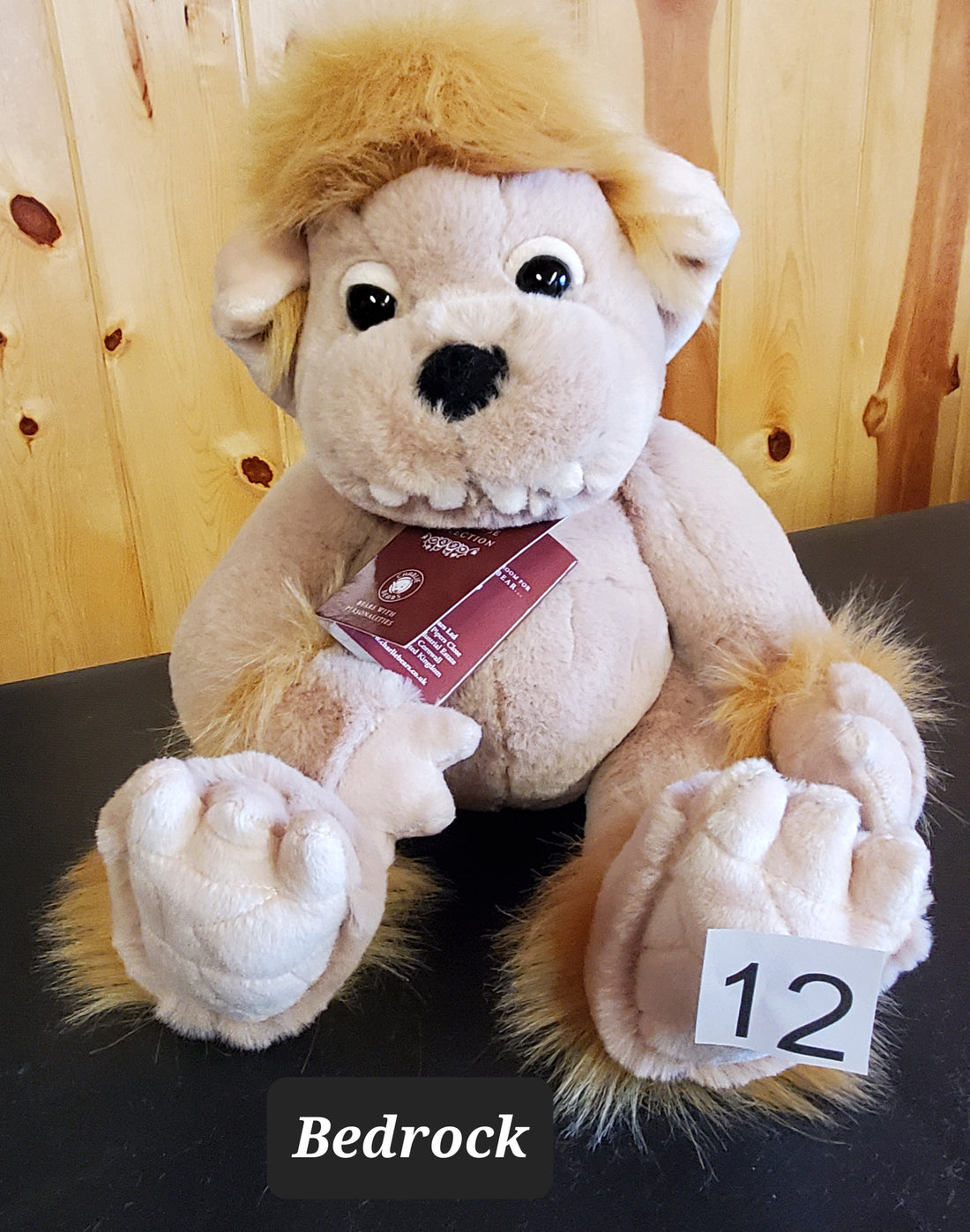 Bedrock - 11" Soft Huggable Ogre by Charlie Bears Ogres and Giants  - Safe for 18 months and up!