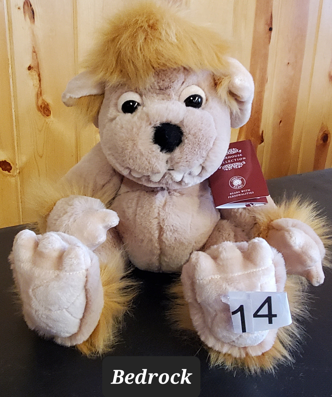 Bedrock - 11" Soft Huggable Ogre by Charlie Bears Ogres and Giants  - Safe for 18 months and up!