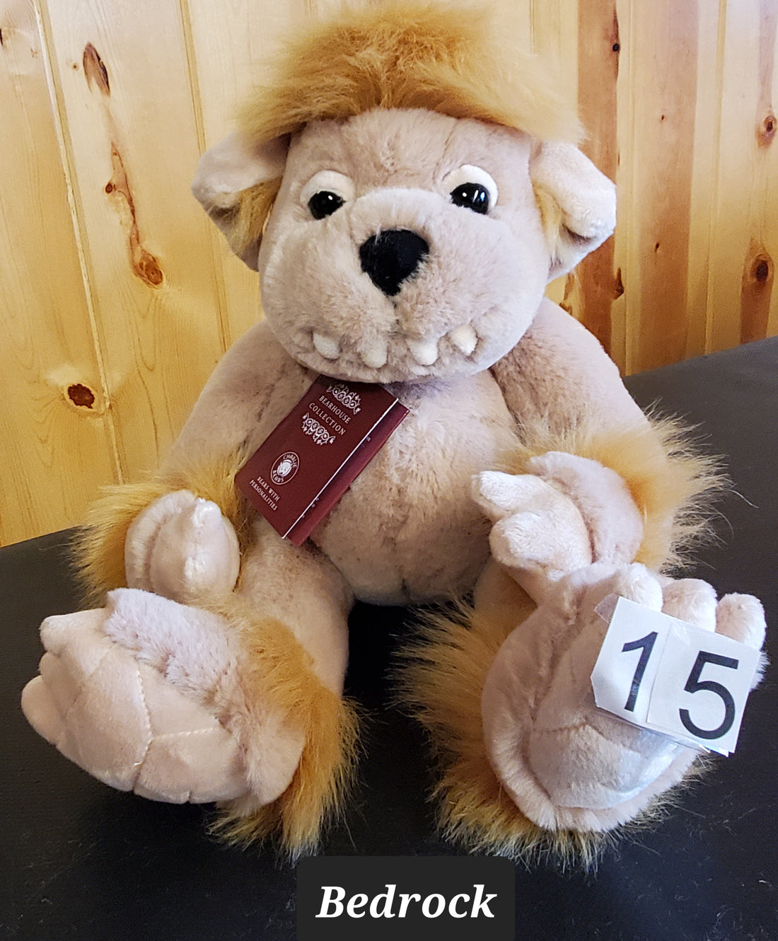 Bedrock - 11" Soft Huggable Ogre by Charlie Bears Ogres and Giants  - Safe for 18 months and up!