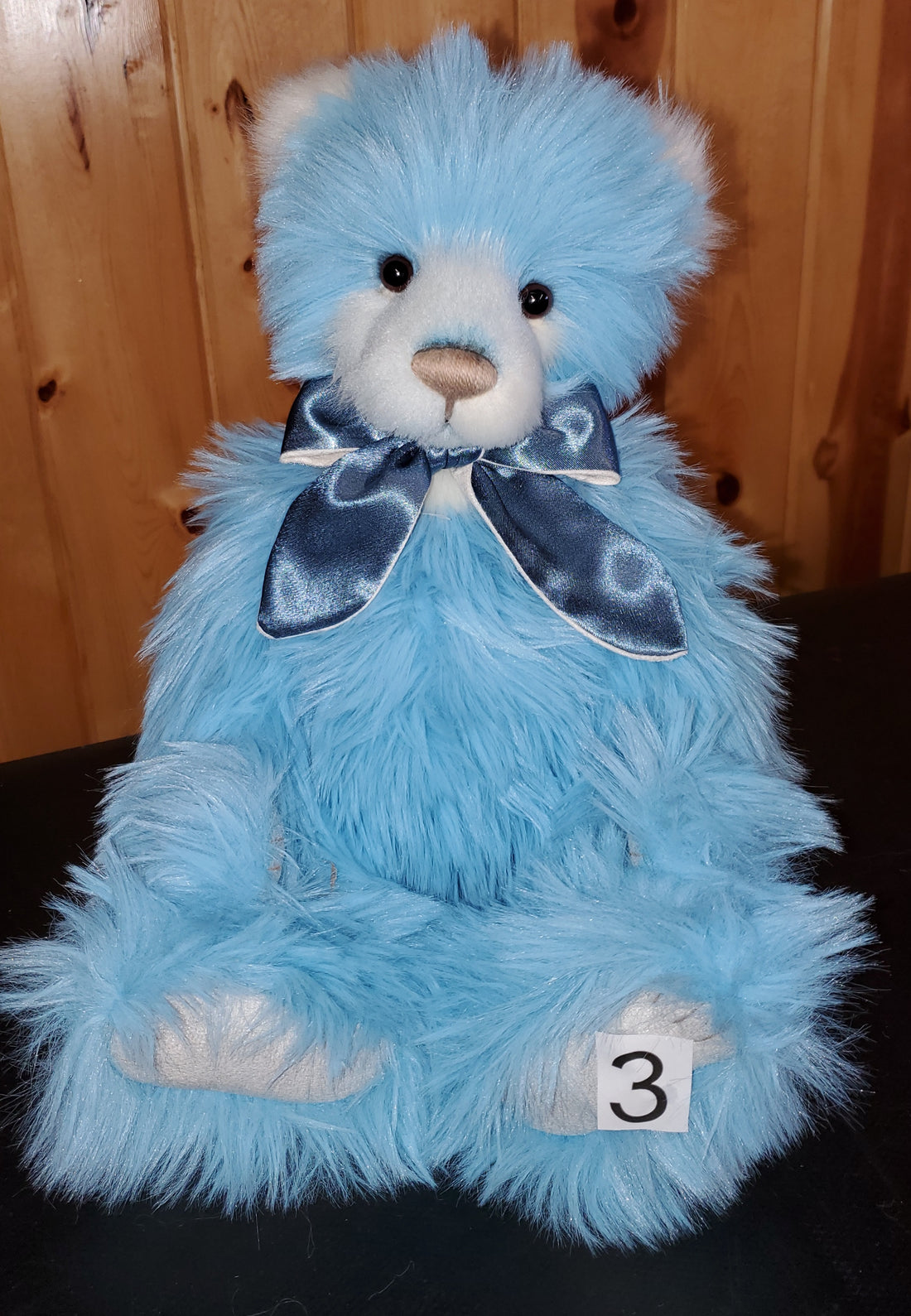 Suzanne - 17" Fluffy Pale Blue Plush by Charlie Bears