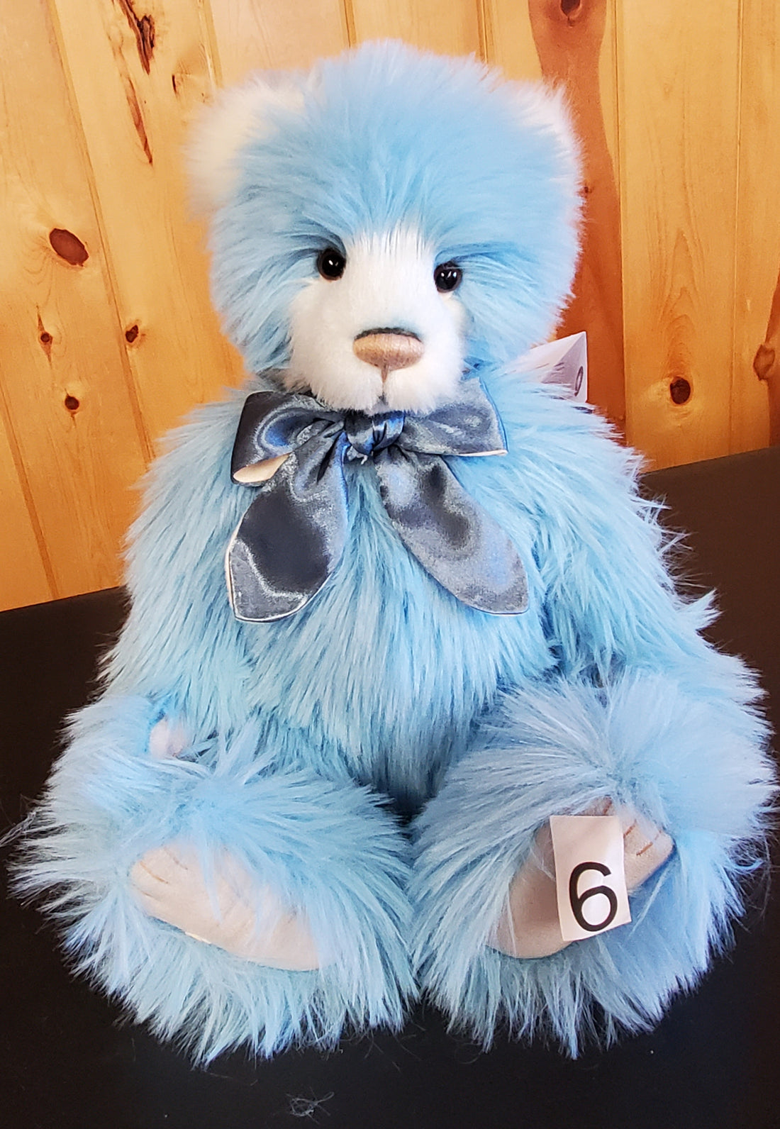 Suzanne - 17" Fluffy Pale Blue Plush by Charlie Bears