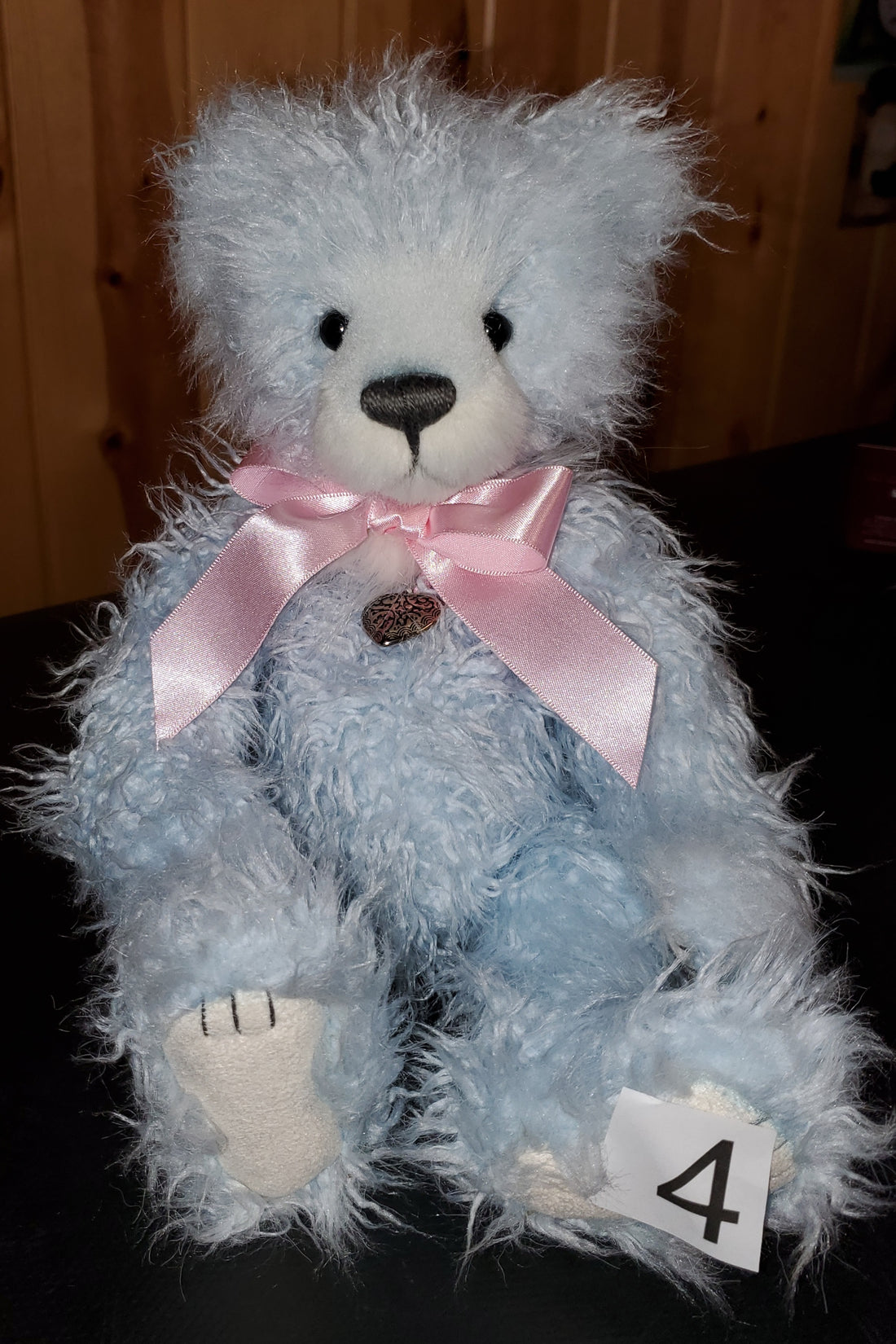 Blueberry Pie - 12.5" Pale Blue Plush by Charlie Bears