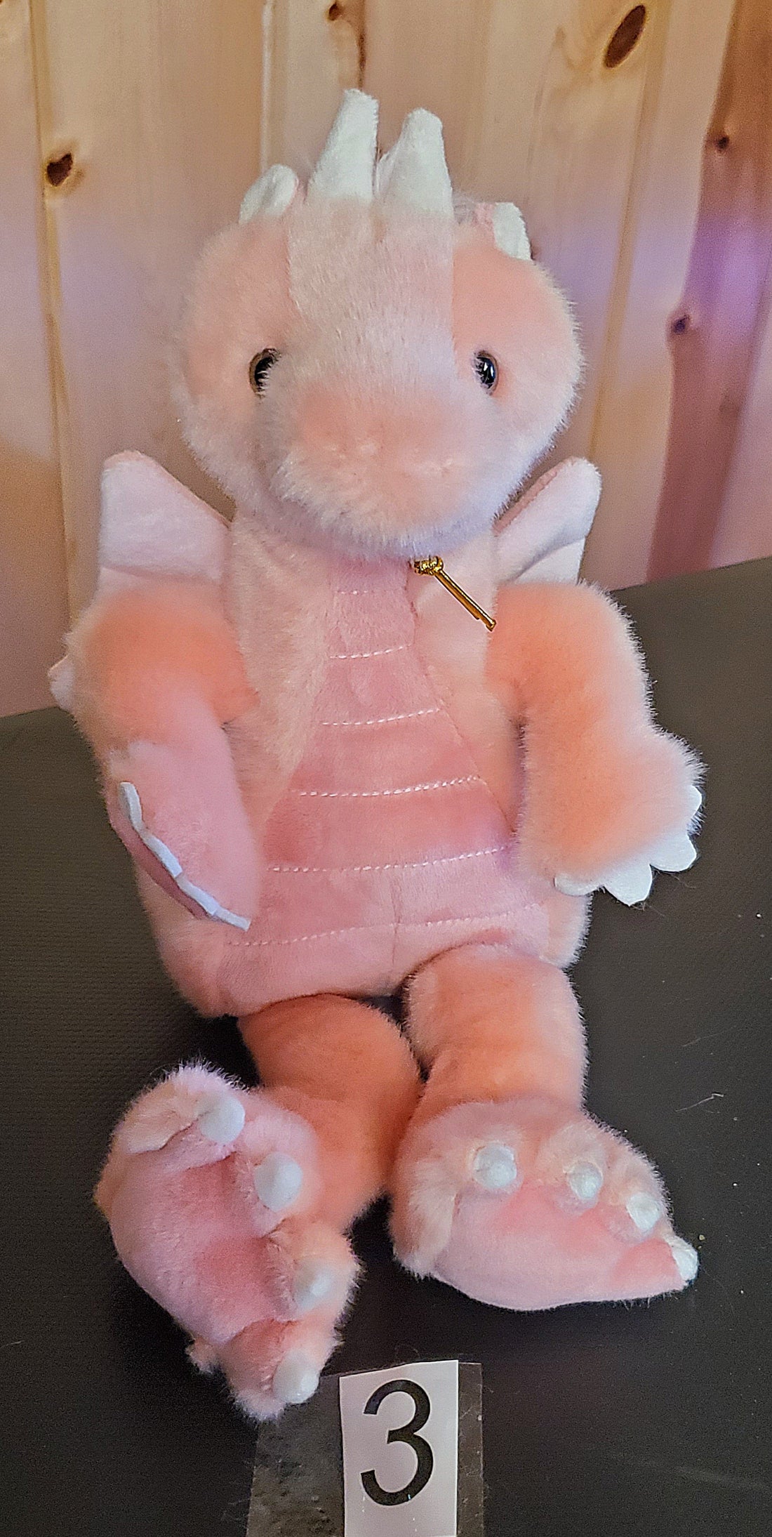 Hearts - 8"  Non-Jointed Dragon Charlie Bears' Bearhouse