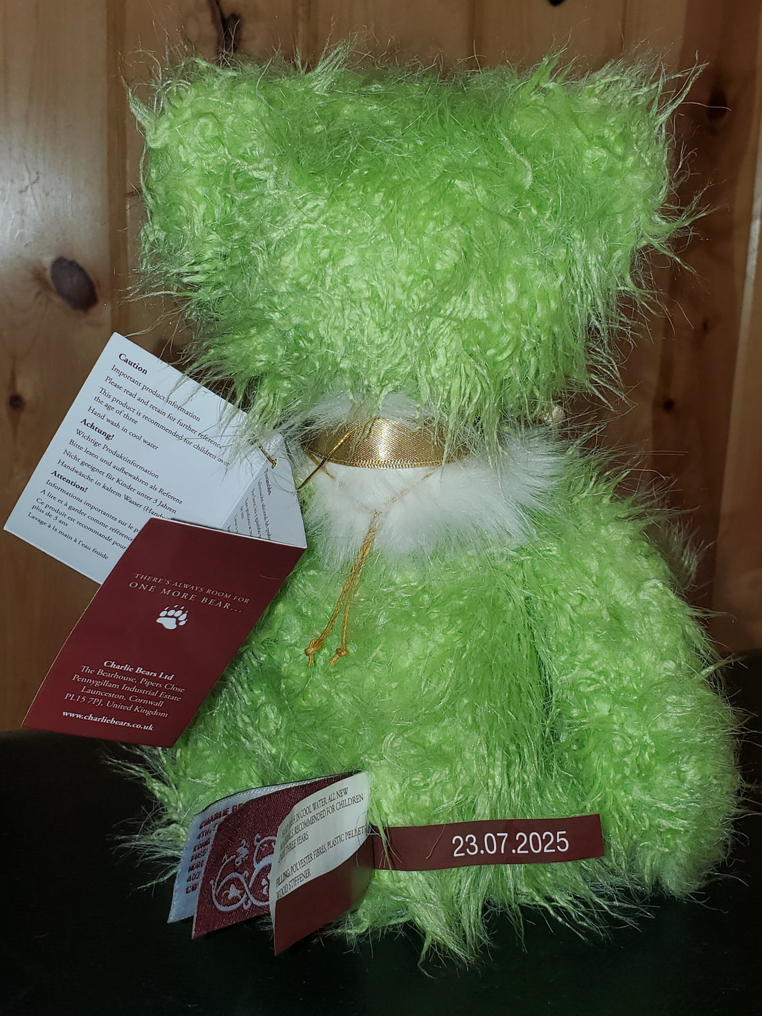 Key Lime Pie - 12.5" Pale Green Plush by Charlie Bears