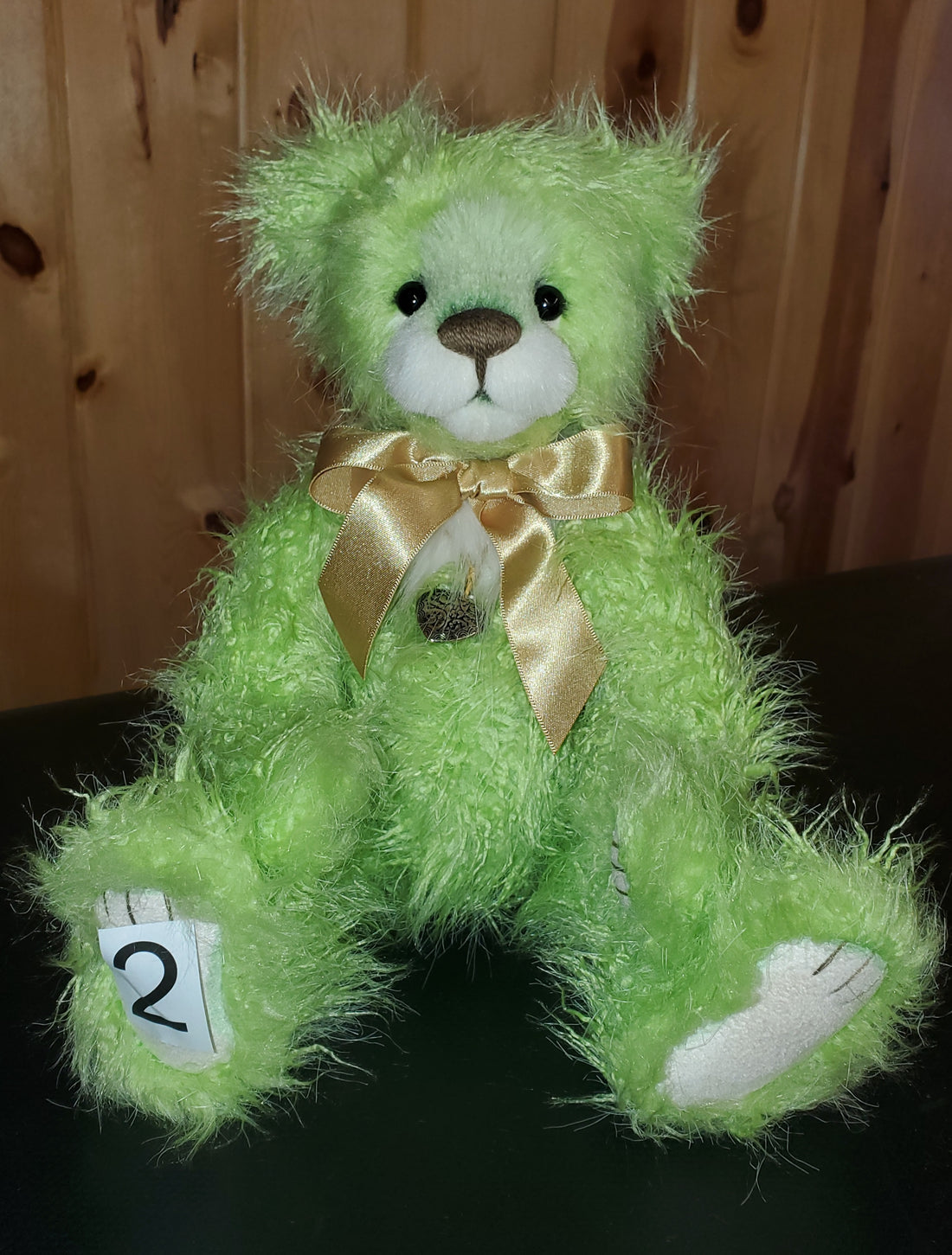 Key Lime Pie - 12.5" Pale Green Plush by Charlie Bears