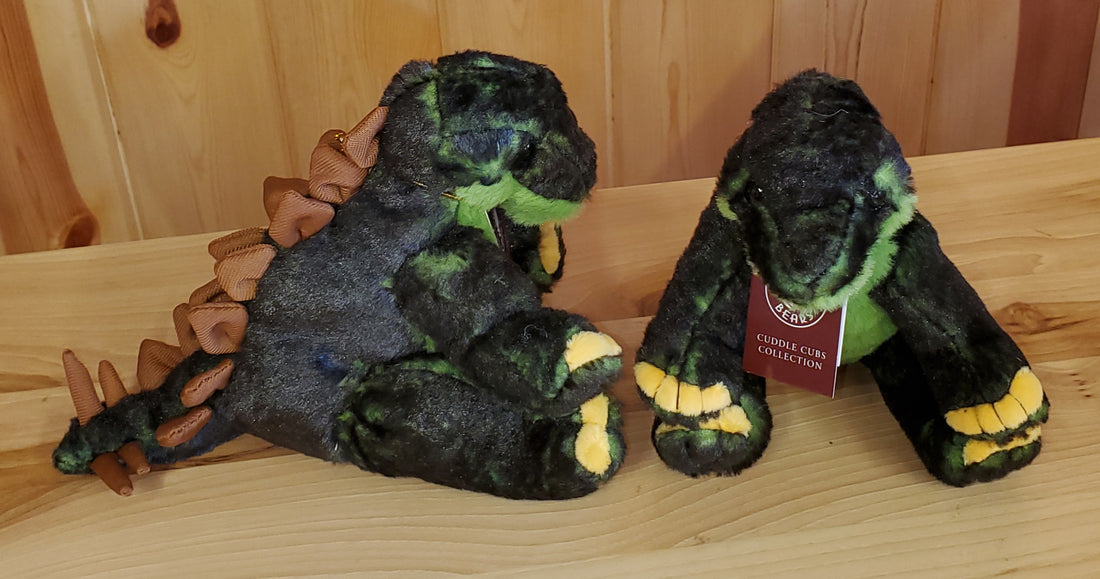 Stegosaurus - 5" Green Cuddle Cubs by Charlie Bears