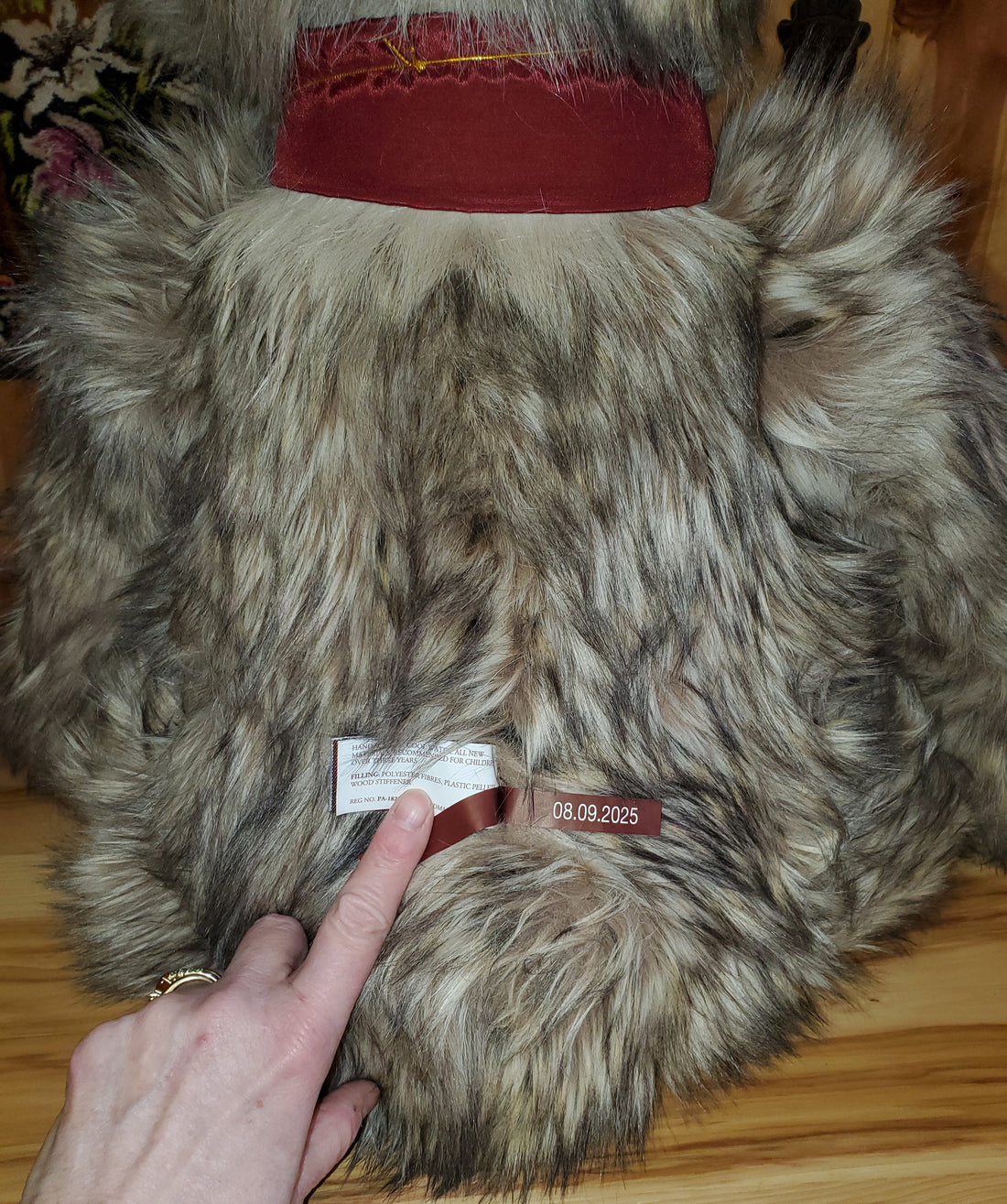 Reynolds - 30" Big Chunky Brown Panda by Charlie Bears.