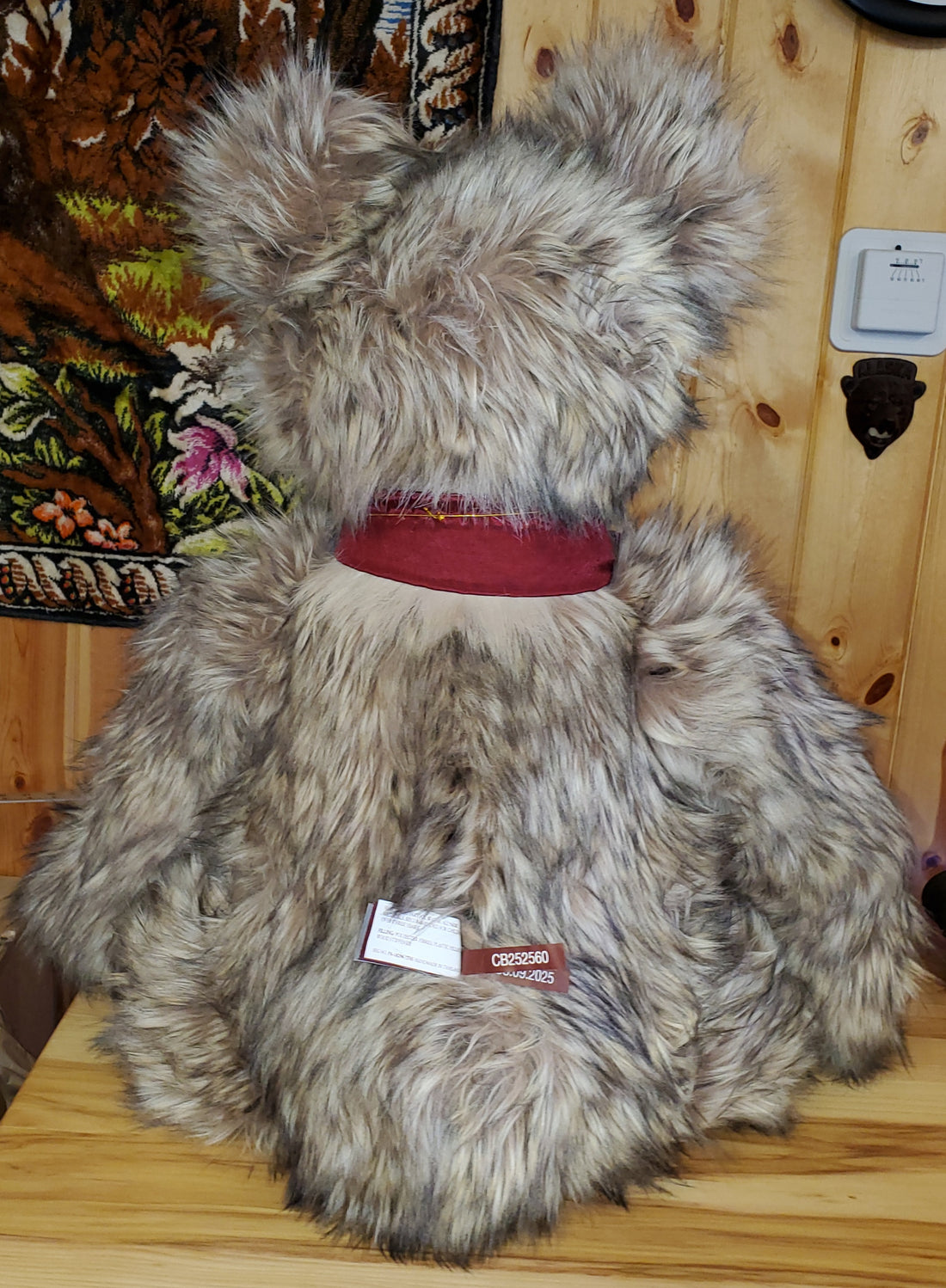 Reynolds - 30" Big Chunky Brown Panda by Charlie Bears.