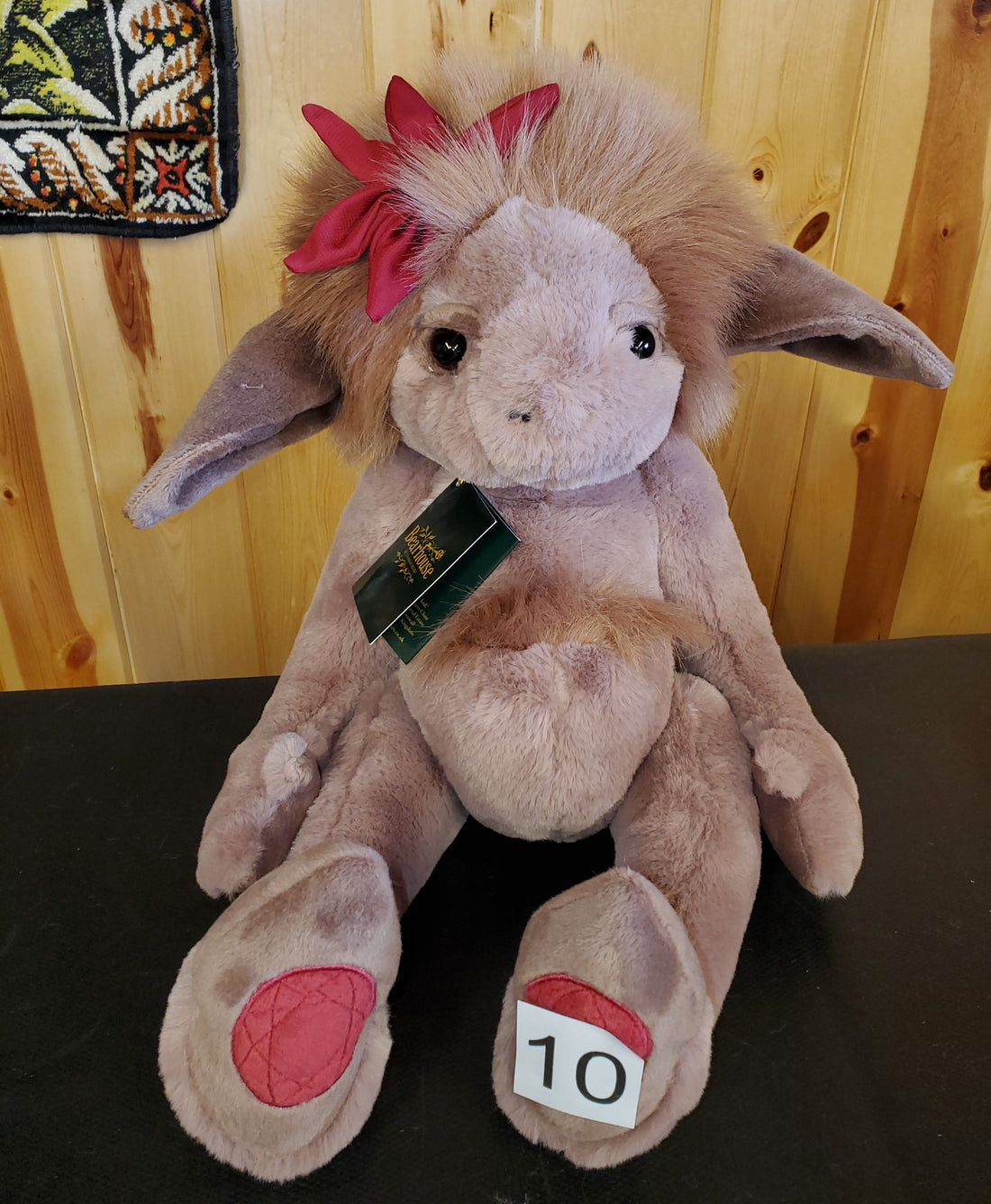 Ruby Roo- 14"  Bearhouse Troll by Charlie Bears - Safe for 18 Months and Up!
