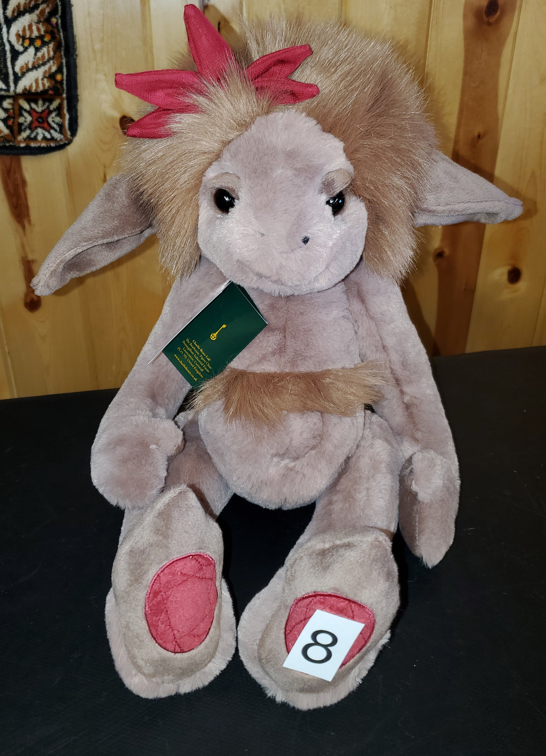 Ruby Roo- 14"  Bearhouse Troll by Charlie Bears - Safe for 18 Months and Up!