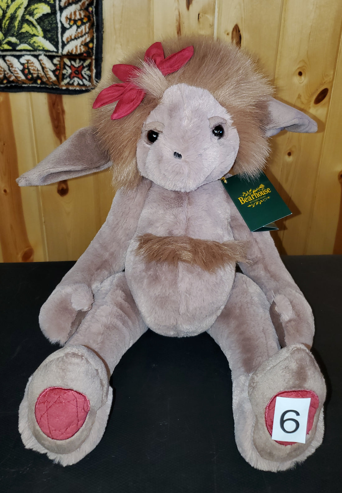 Ruby Roo- 14"  Bearhouse Troll by Charlie Bears - Safe for 18 Months and Up!