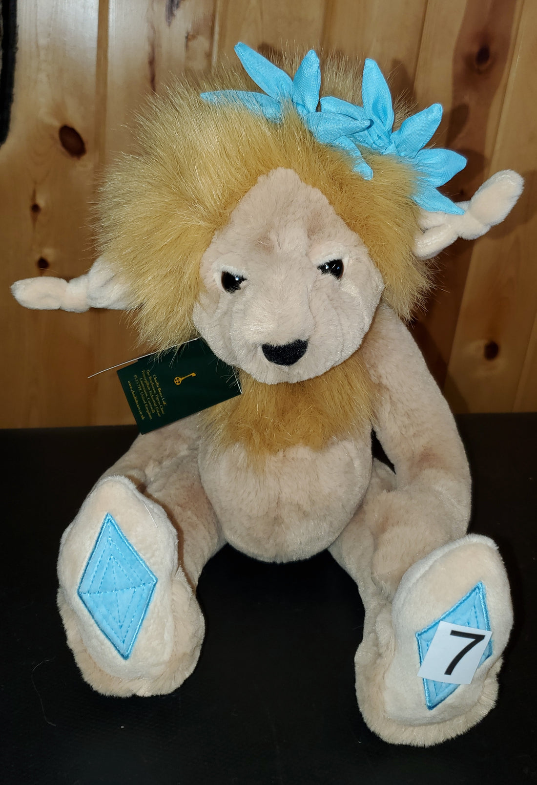 Topaz Blu - 10.5" Bearhouse  Troll by Charlie Bears - Safe for 18 Months and Up!