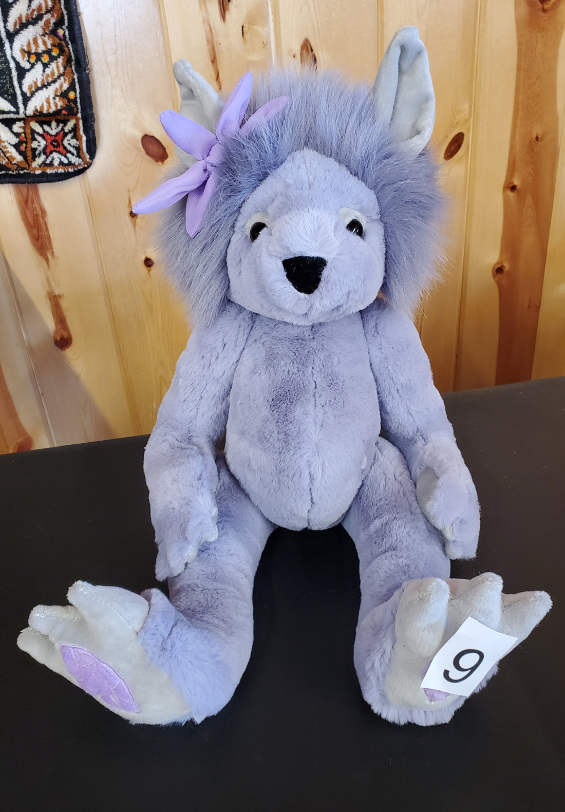 Amethyst Boo - 11.5" Lavender Troll by Charlie Bears - Safe for 18 Months and Up!